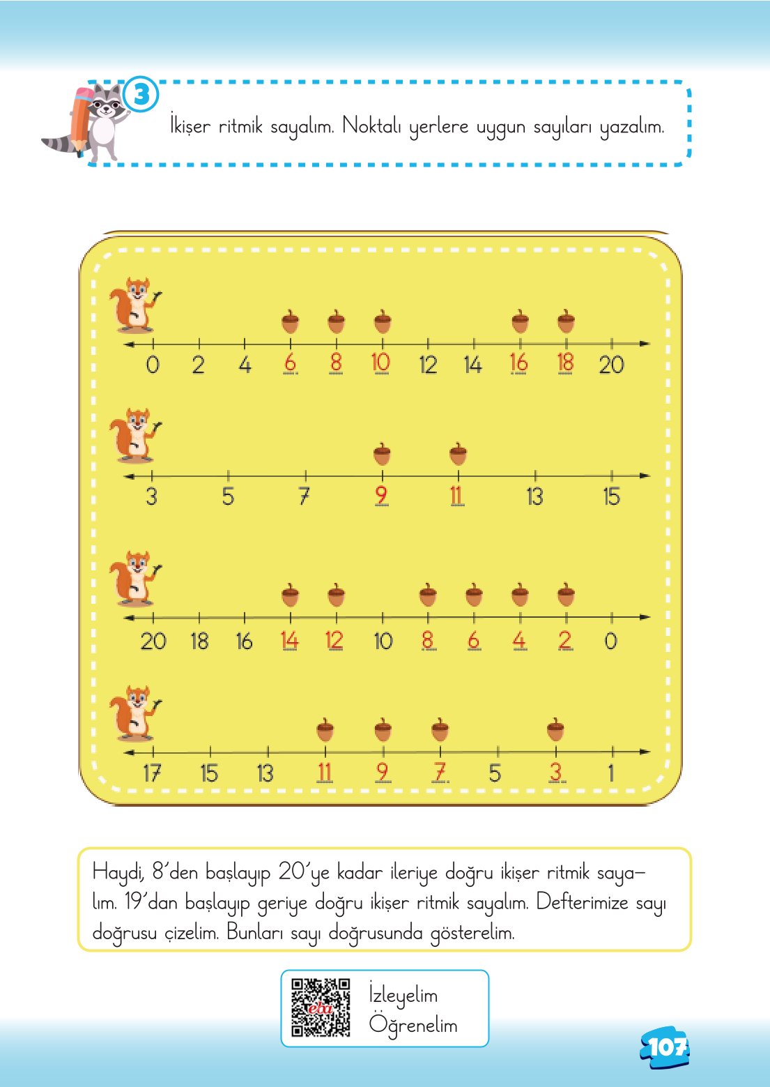 2. Sınıf Meb Yayınları Matematik Ders Kitabı Sayfa 107 Cevapları 2. Sınıf Meb Yayınları Matematik Ders Kitabı Sayfa 107 Cevapları