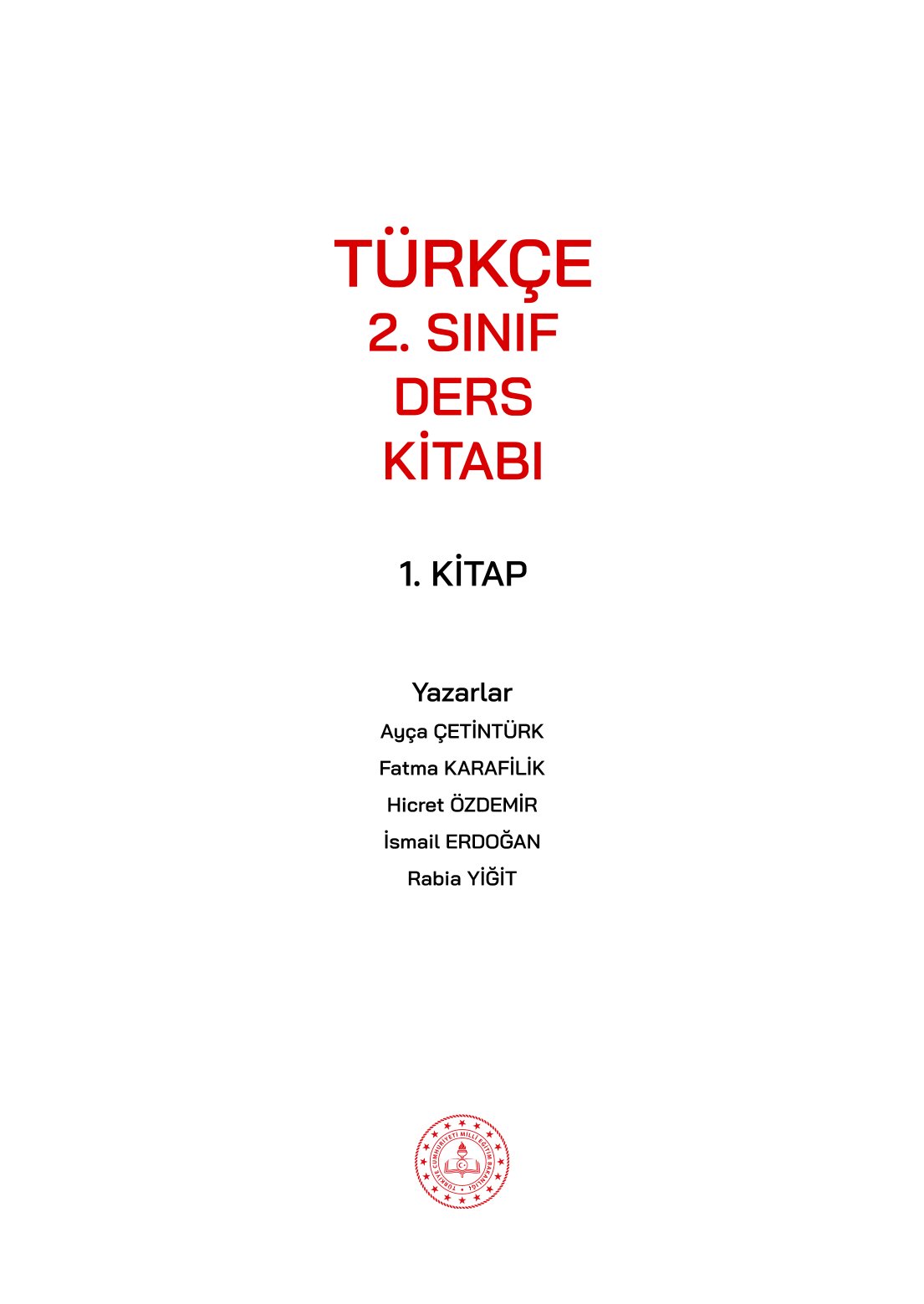 2. Sınıf Meb Yayınları Türkçe Ders Kitabı Sayfa 1 Cevapları