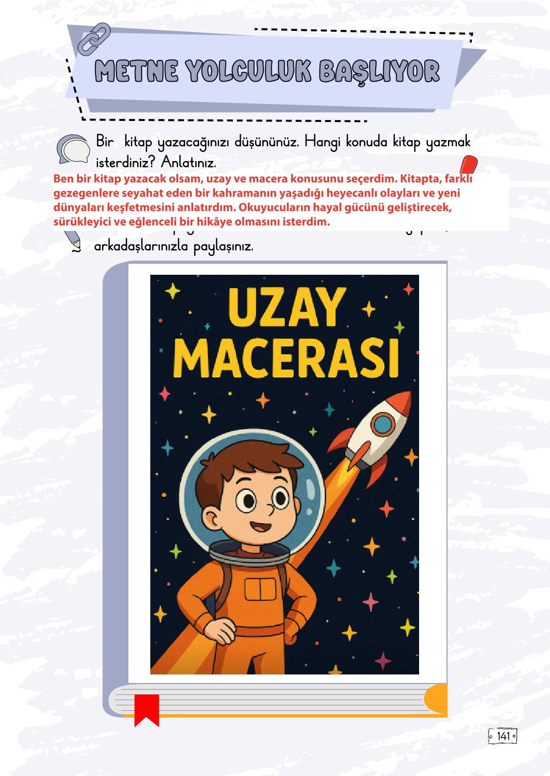 2. Sınıf Meb Yayınları Türkçe Ders Kitabı Sayfa 141 Cevapları