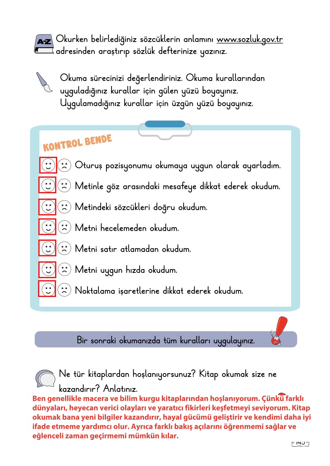 2. Sınıf Meb Yayınları Türkçe Ders Kitabı Sayfa 145 Cevapları