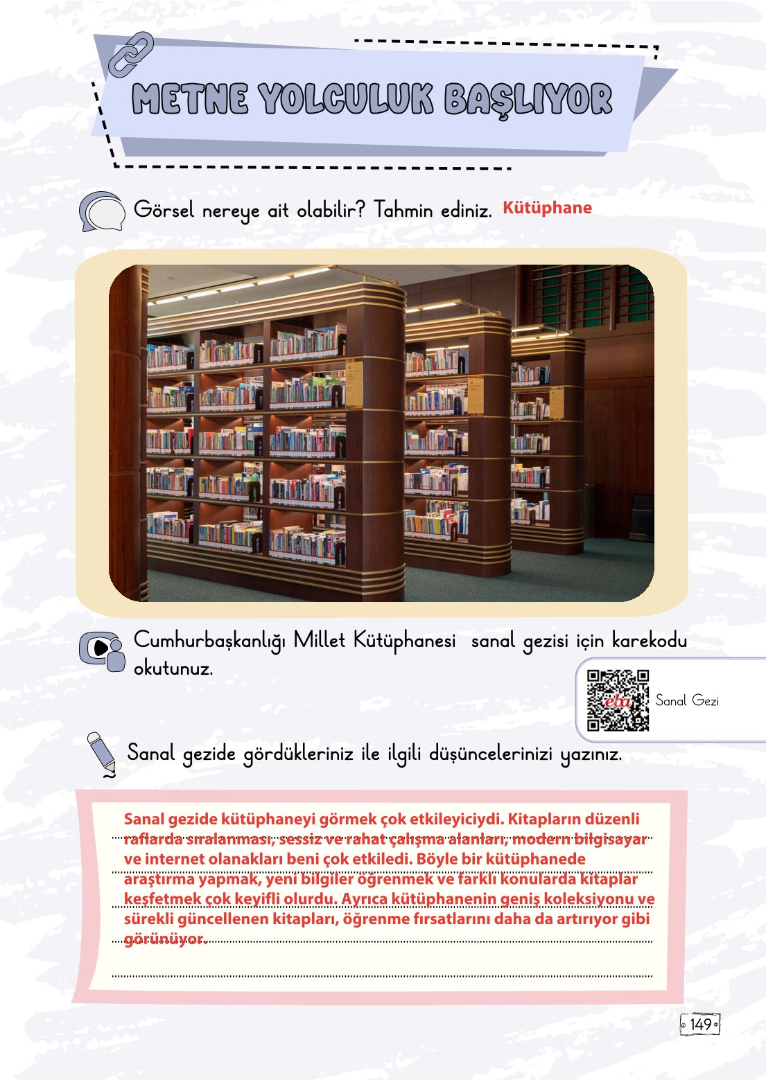 2. Sınıf Meb Yayınları Türkçe Ders Kitabı Sayfa 149 Cevapları