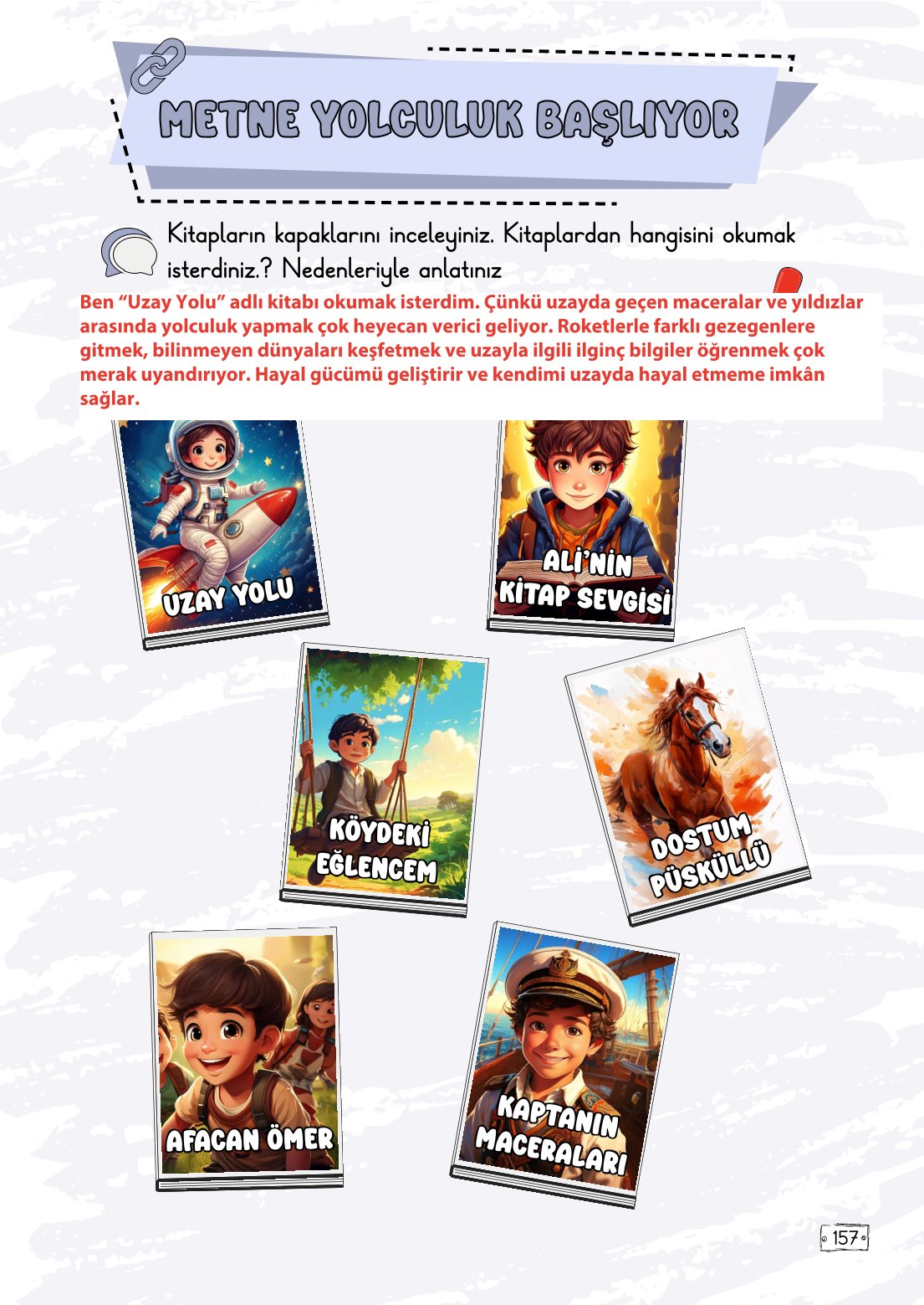2. Sınıf Meb Yayınları Türkçe Ders Kitabı Sayfa 157 Cevapları