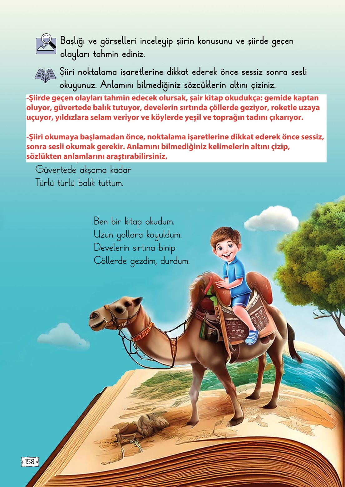 2. Sınıf Meb Yayınları Türkçe Ders Kitabı Sayfa 158 Cevapları