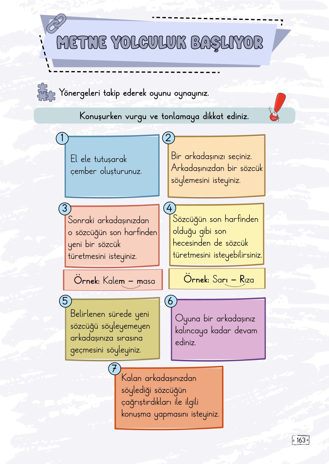 2. Sınıf Meb Yayınları Türkçe Ders Kitabı Sayfa 163 Cevapları