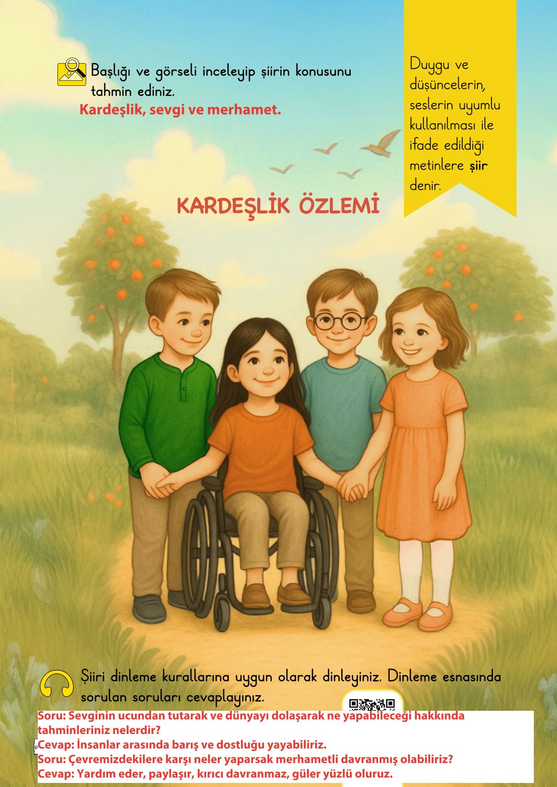2. Sınıf Meb Yayınları Türkçe Ders Kitabı Sayfa 20 Cevapları