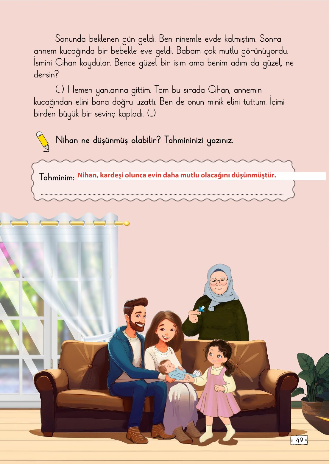 2. Sınıf Meb Yayınları Türkçe Ders Kitabı Sayfa 49 Cevapları