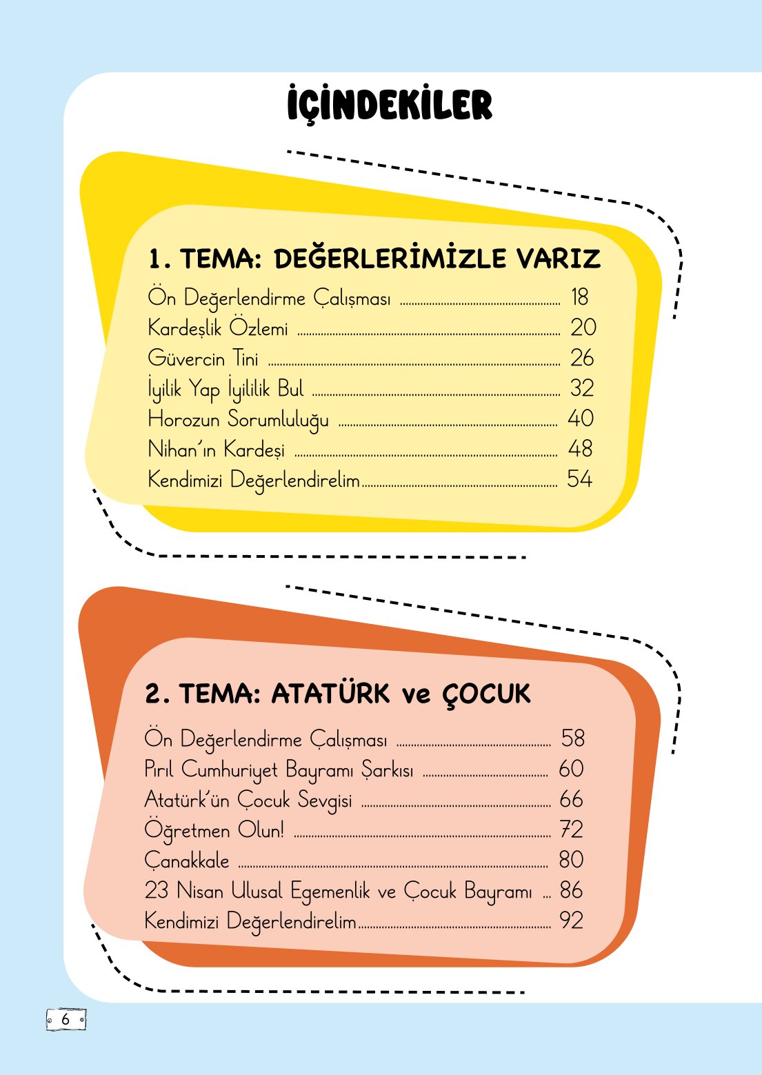 2. Sınıf Meb Yayınları Türkçe Ders Kitabı Sayfa 6 Cevapları