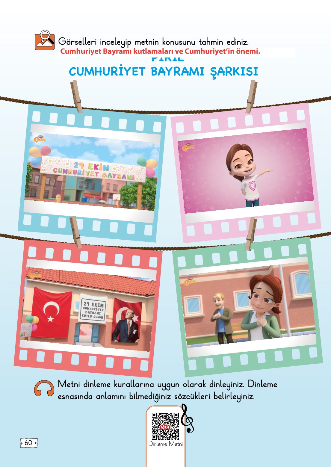 2. Sınıf Meb Yayınları Türkçe Ders Kitabı Sayfa 60 Cevapları