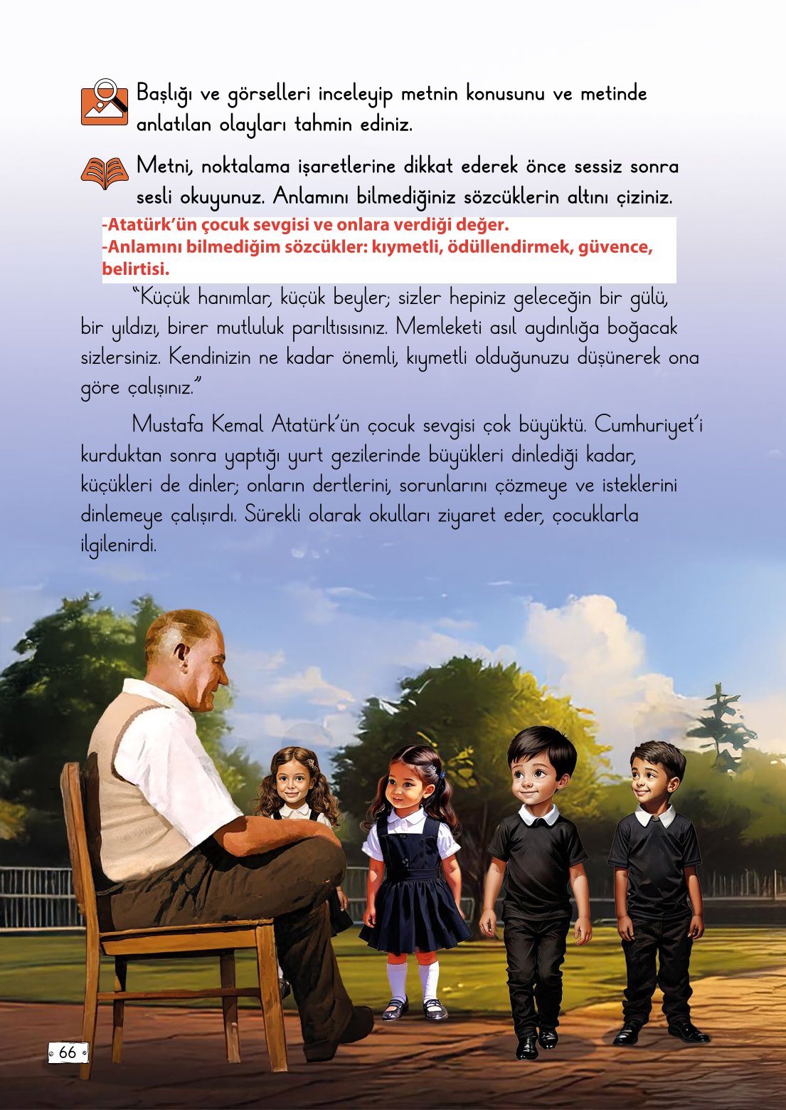 2. Sınıf Meb Yayınları Türkçe Ders Kitabı Sayfa 66 Cevapları