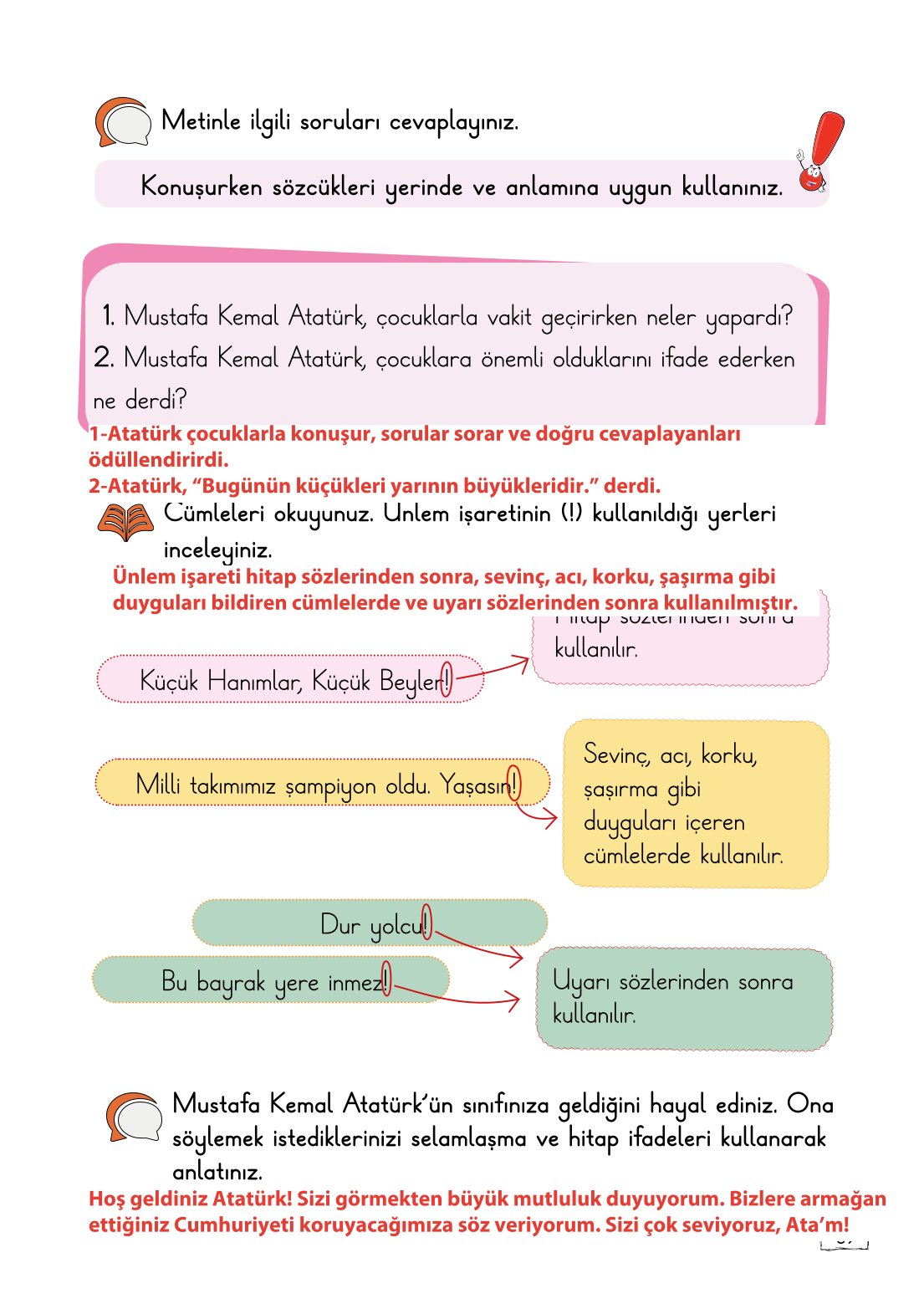 2. Sınıf Meb Yayınları Türkçe Ders Kitabı Sayfa 69 Cevapları