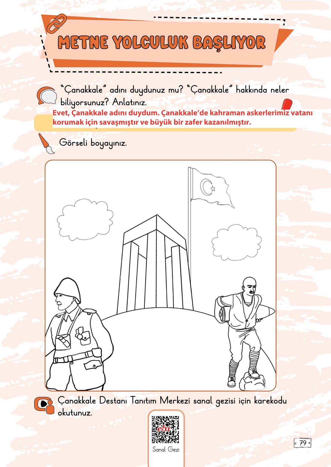 2. Sınıf Meb Yayınları Türkçe Ders Kitabı Sayfa 79 Cevapları