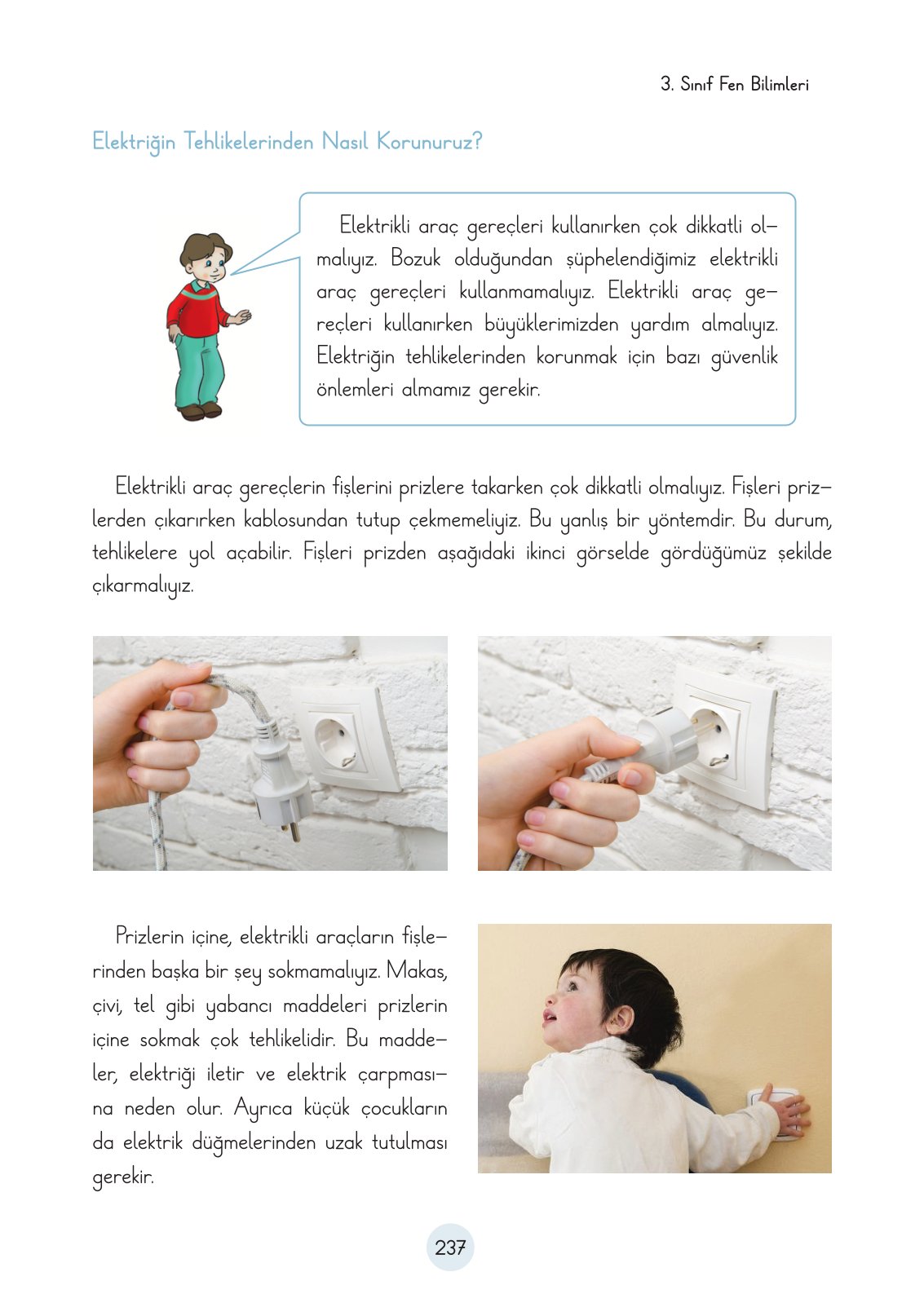 3. Sınıf Cem Yayınları Fen Bilimleri Ders Kitabı Sayfa 237 Cevapları