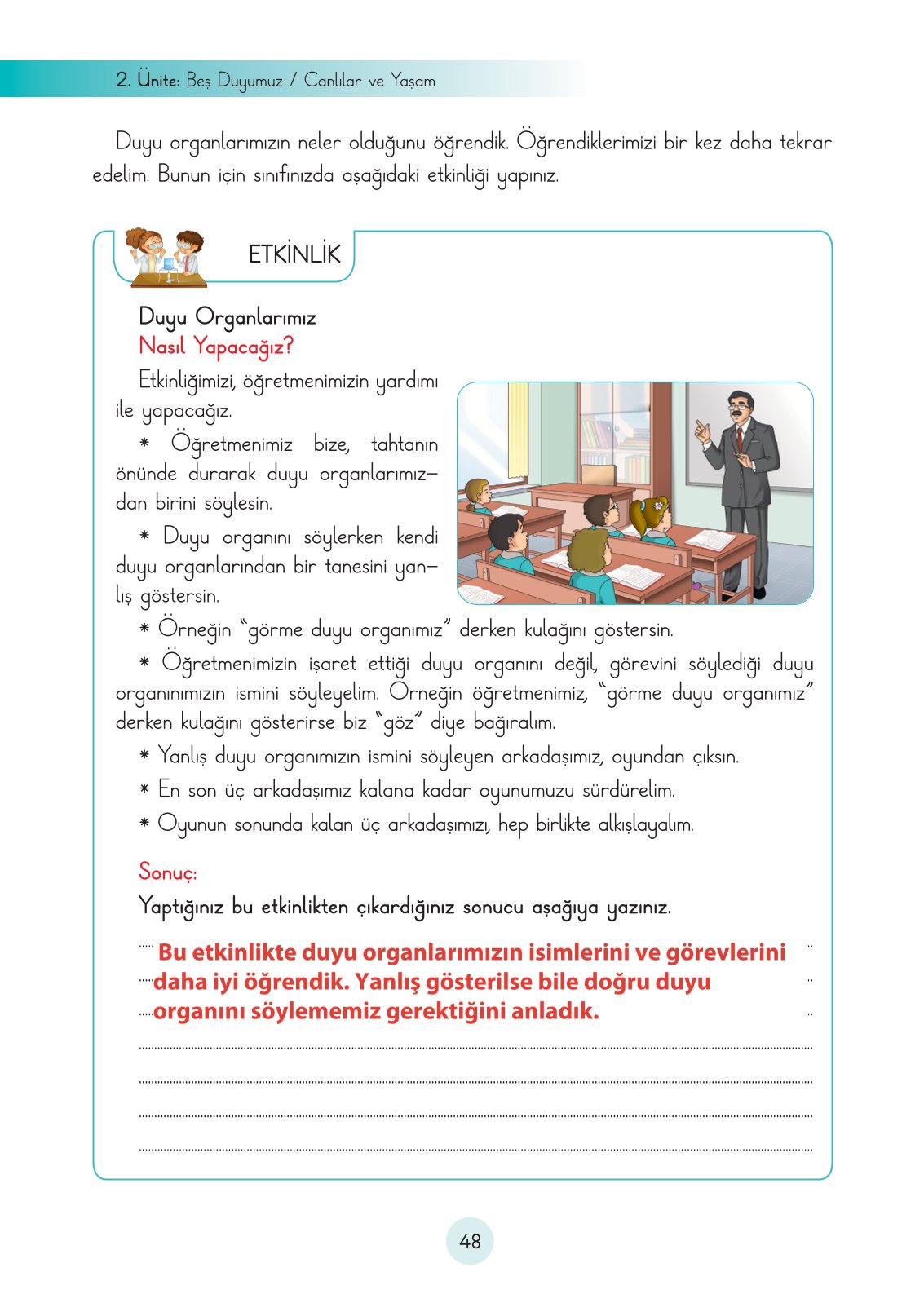 3. Sınıf Cem Yayınları Fen Bilimleri Ders Kitabı Sayfa 48 Cevapları