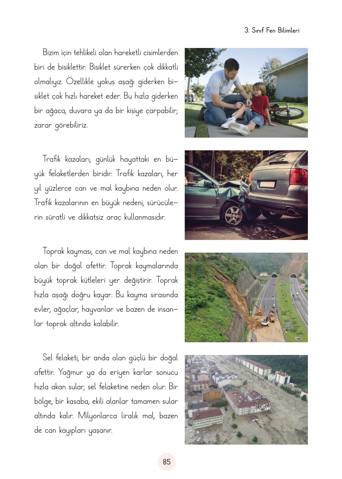 3. Sınıf Cem Yayınları Fen Bilimleri Ders Kitabı Sayfa 85 Cevapları