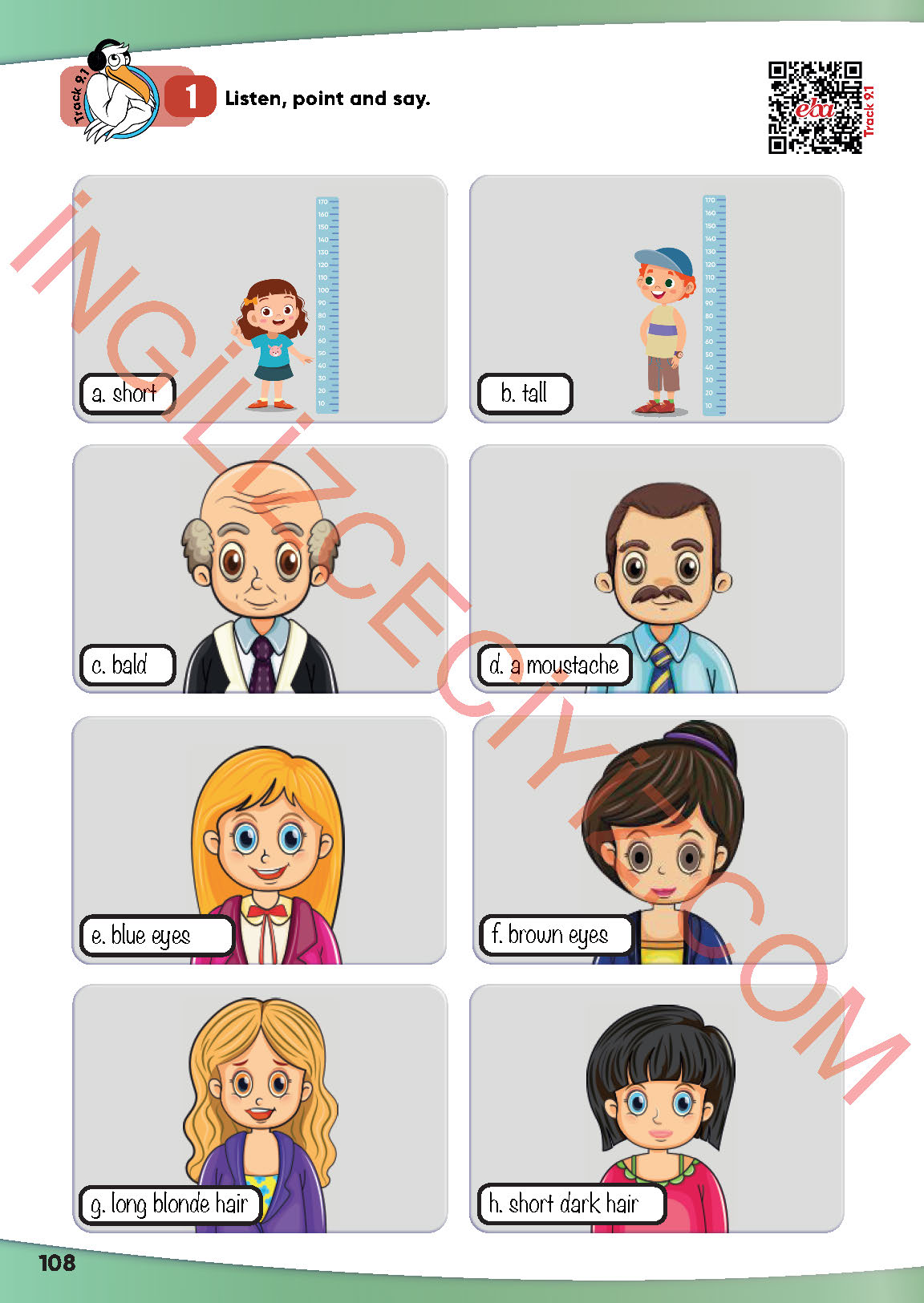 4. Sınıf Meb Yayınları İngilizce Ders Kitabı Sayfa 109 Cevapları