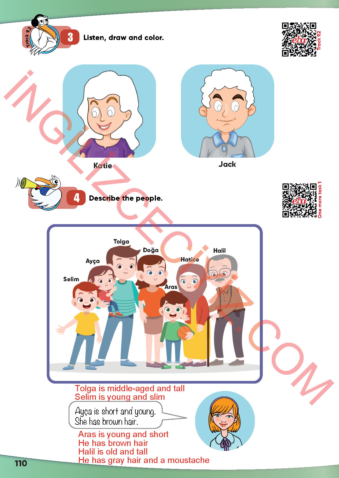 4. Sınıf Meb Yayınları İngilizce Ders Kitabı Sayfa 111 Cevapları