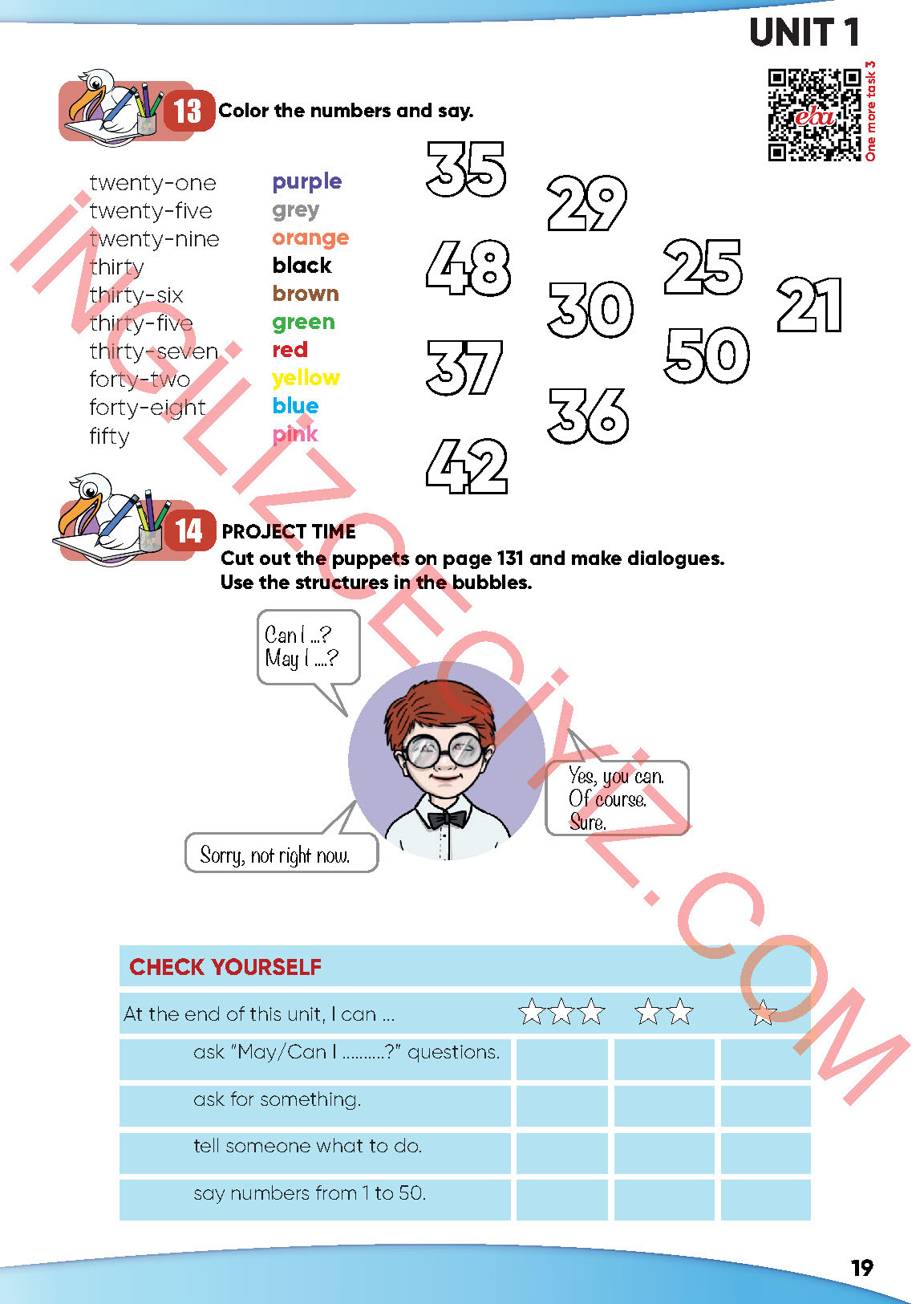 4. Sınıf Meb Yayınları İngilizce Ders Kitabı Sayfa 20 Cevapları