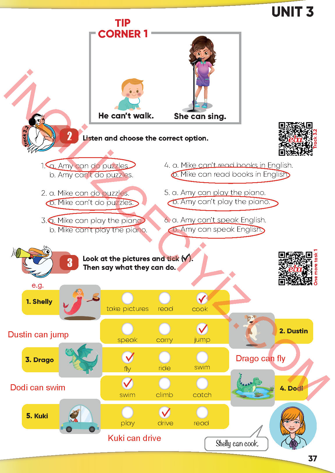 4. Sınıf Meb Yayınları İngilizce Ders Kitabı Sayfa 38 Cevapları