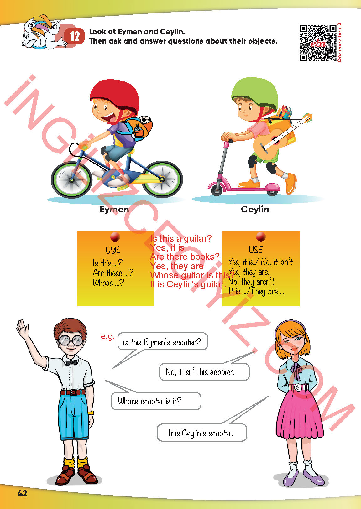 4. Sınıf Meb Yayınları İngilizce Ders Kitabı Sayfa 43 Cevapları