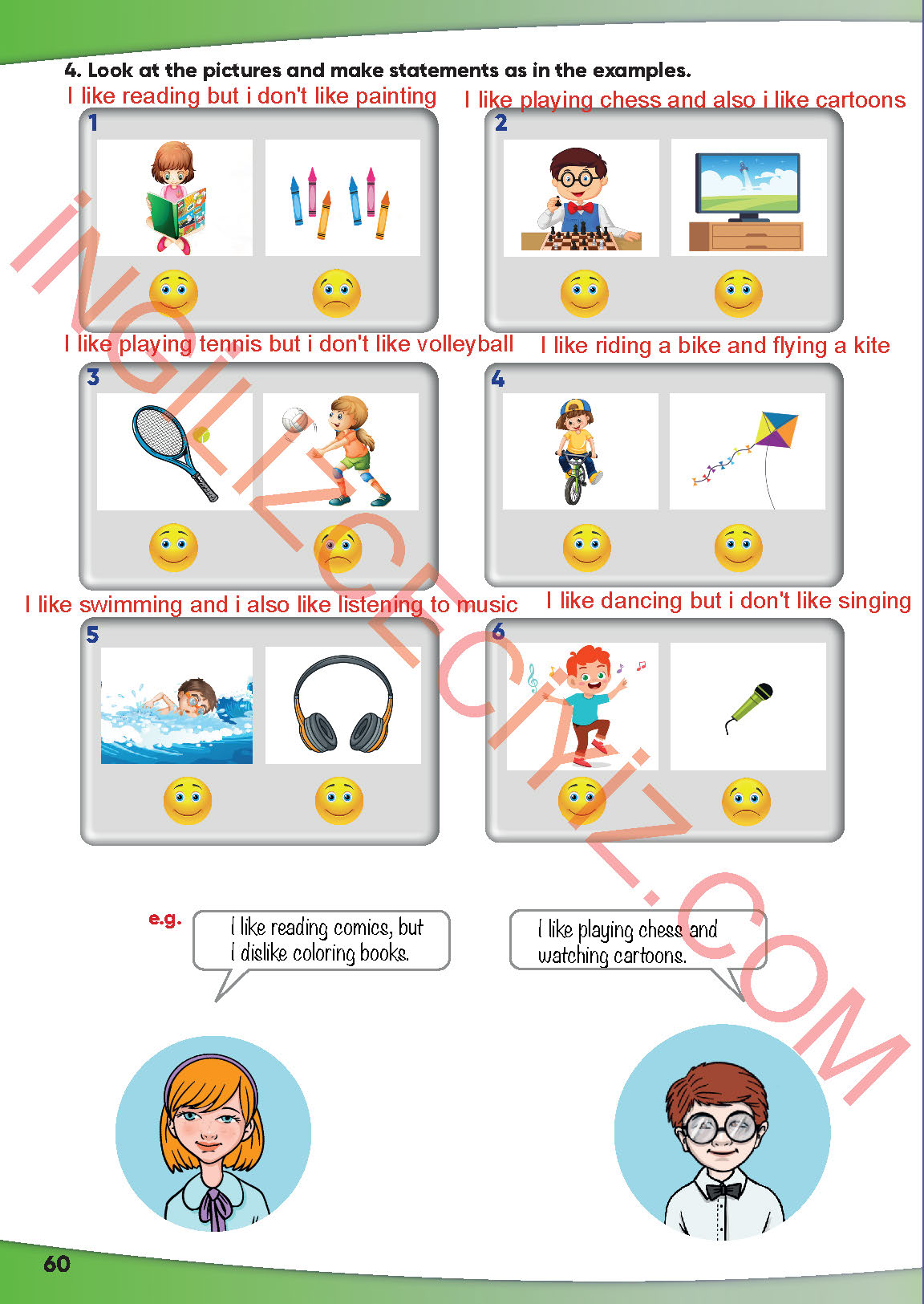 4. Sınıf Meb Yayınları İngilizce Ders Kitabı Sayfa 61 Cevapları