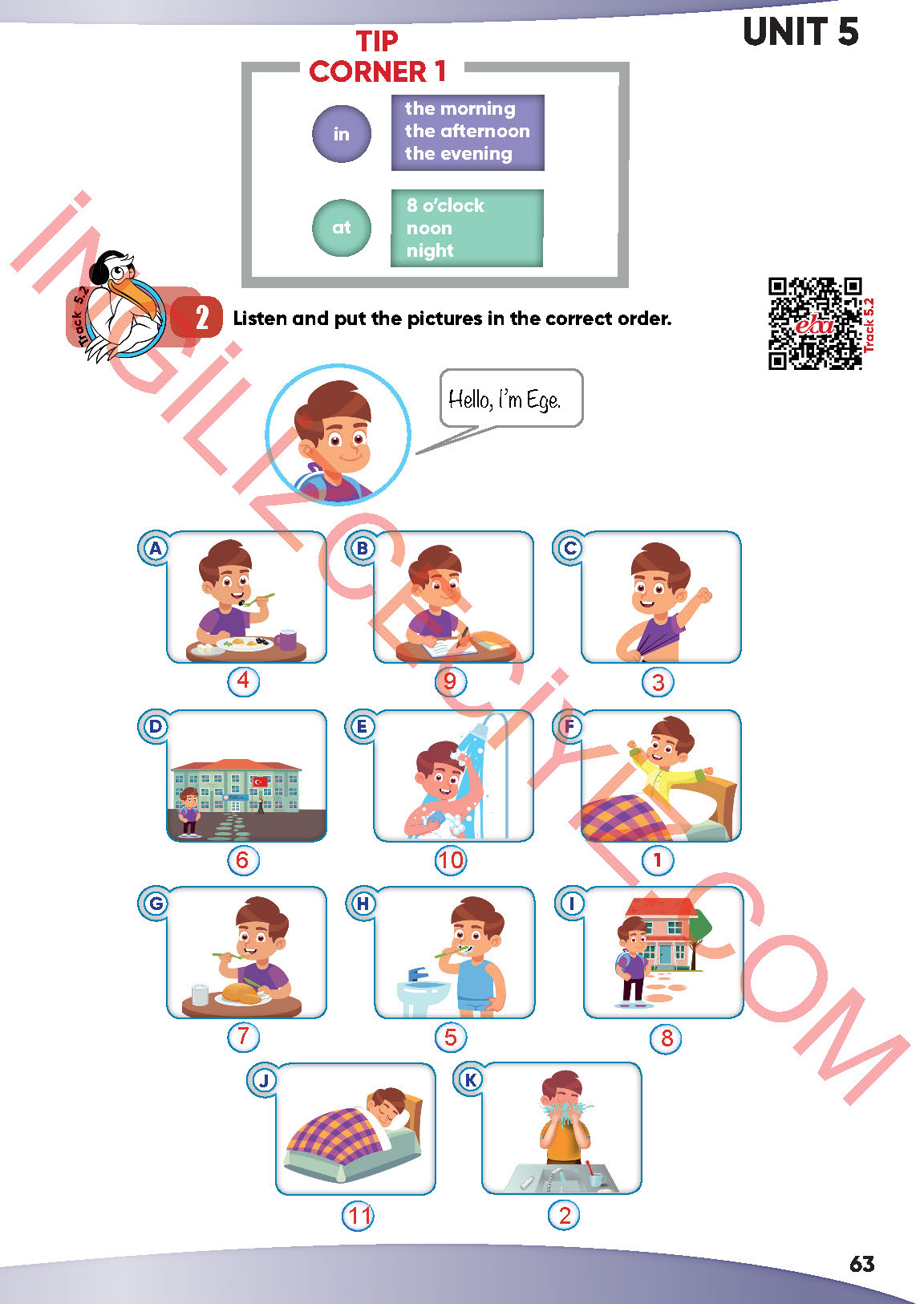 4. Sınıf Meb Yayınları İngilizce Ders Kitabı Sayfa 64 Cevapları