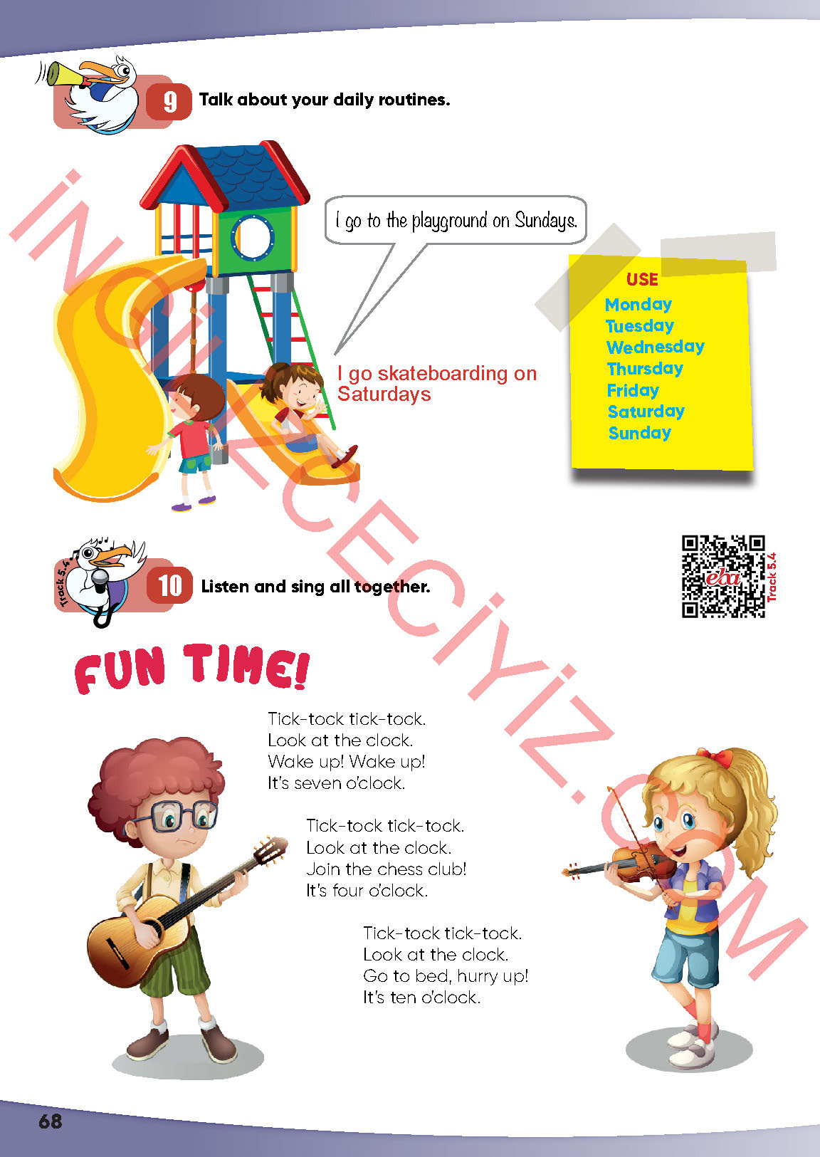 4. Sınıf Meb Yayınları İngilizce Ders Kitabı Sayfa 69 Cevapları