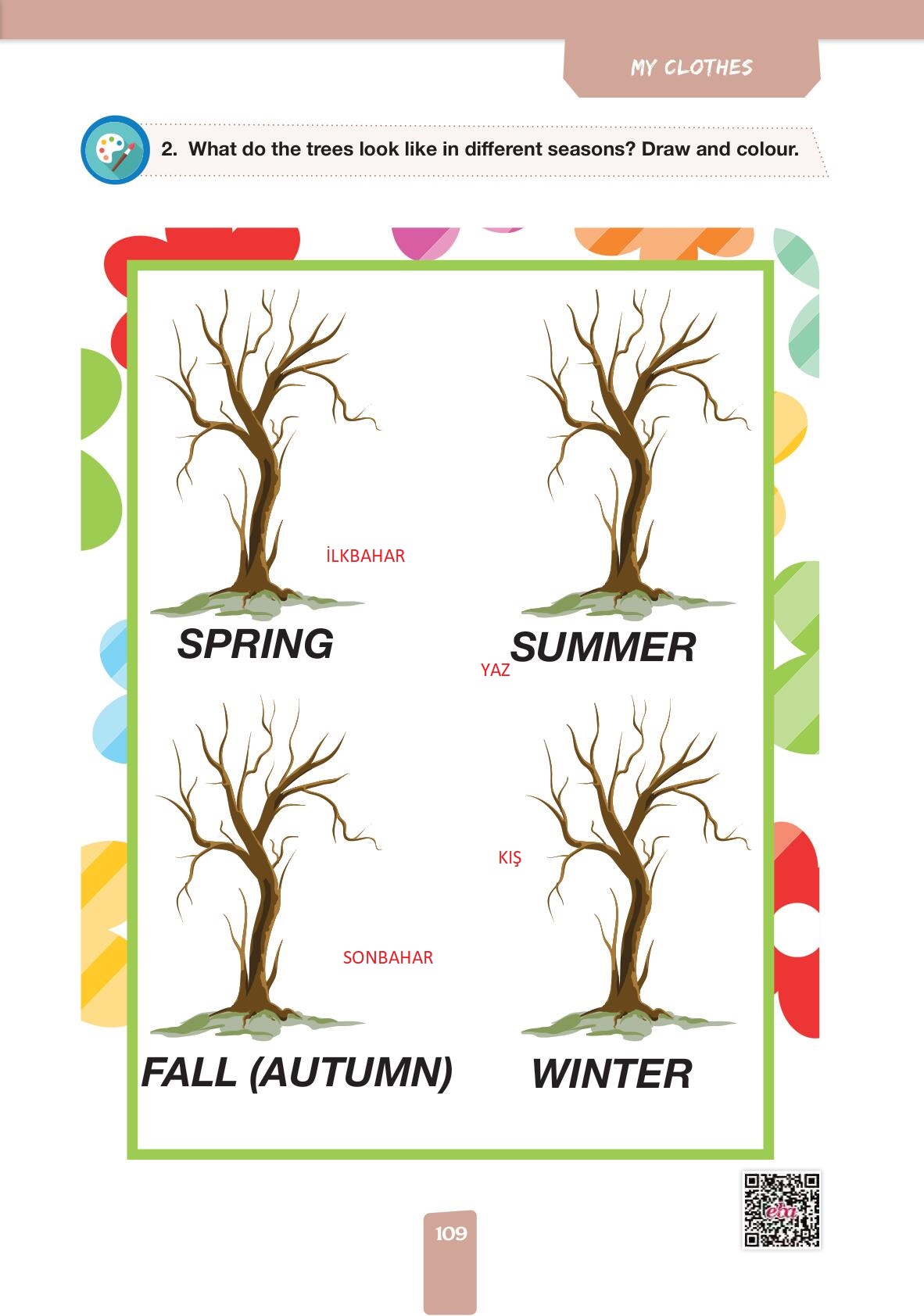 4. Sınıf Pasifik Yayınları İngilizce Ders Kitabı Sayfa 109 Cevapları
