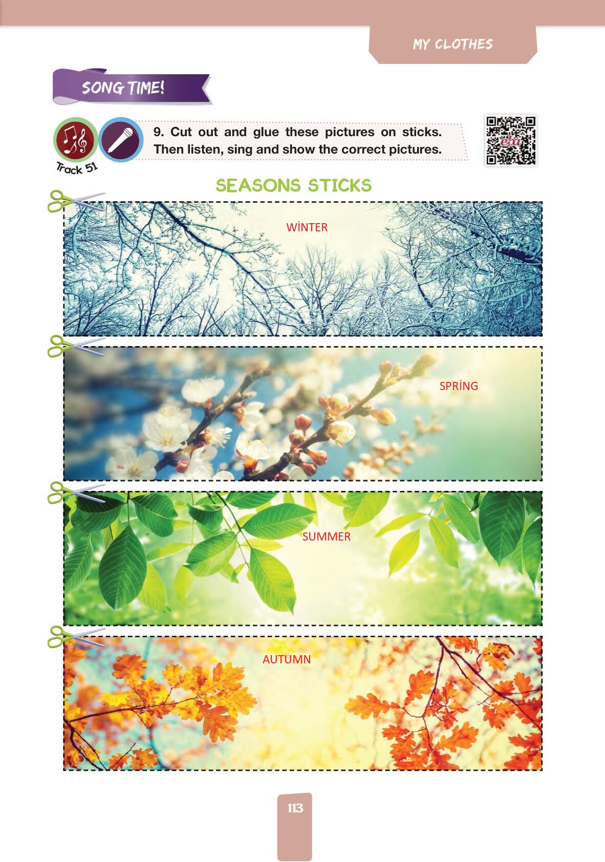 4. Sınıf Pasifik Yayınları İngilizce Ders Kitabı Sayfa 113 Cevapları