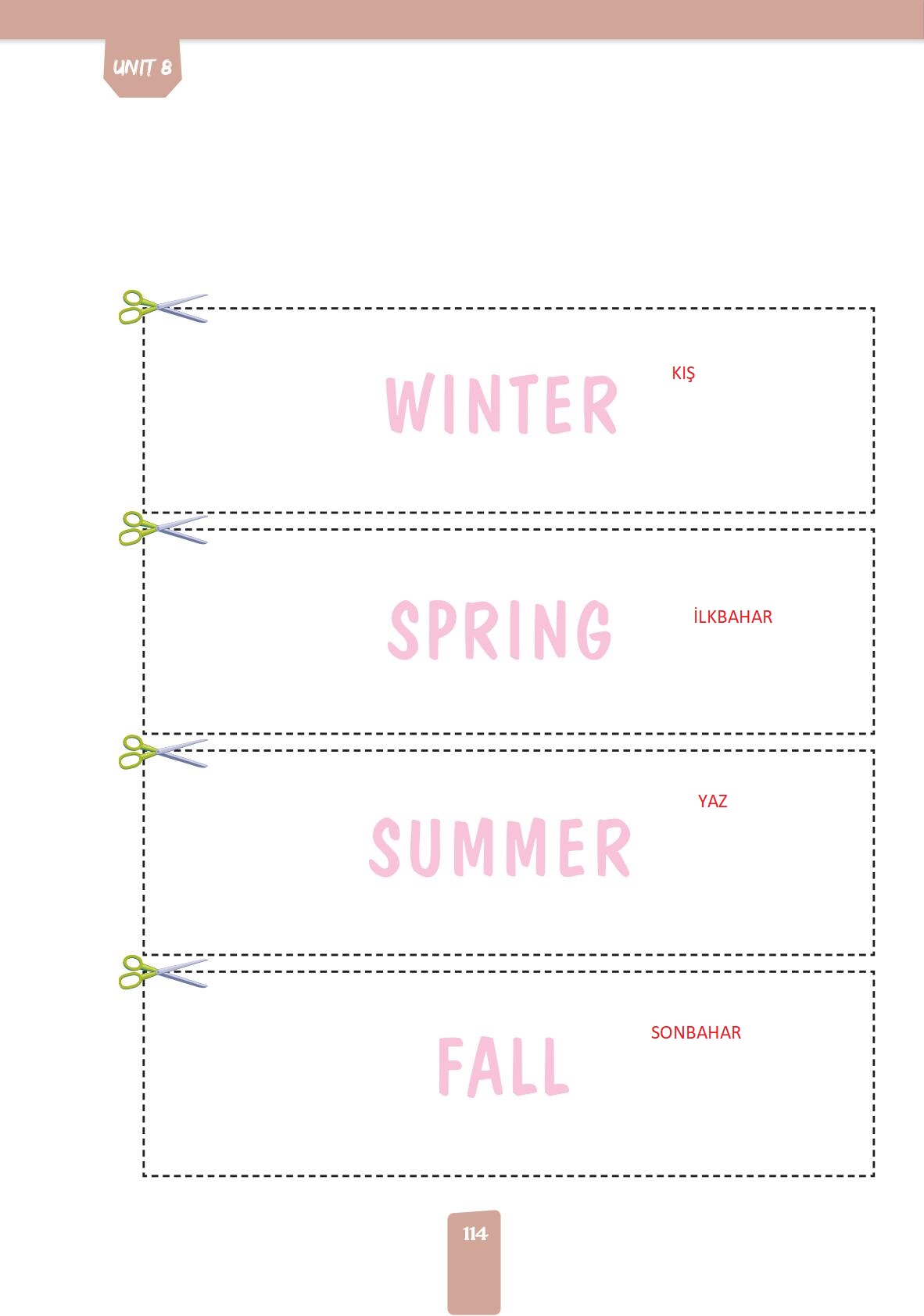 4. Sınıf Pasifik Yayınları İngilizce Ders Kitabı Sayfa 114 Cevapları