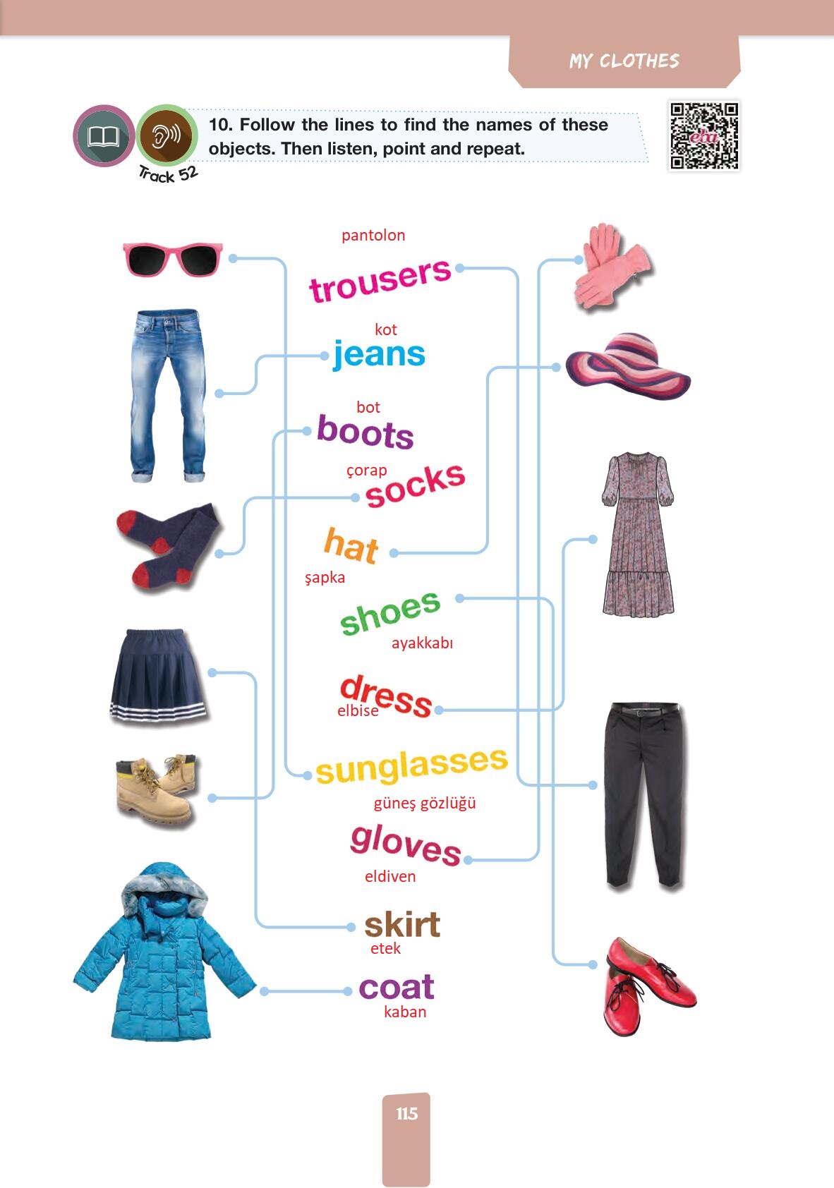 4. Sınıf Pasifik Yayınları İngilizce Ders Kitabı Sayfa 115 Cevapları