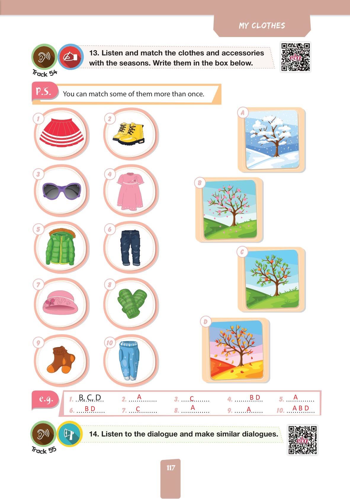 4. Sınıf Pasifik Yayınları İngilizce Ders Kitabı Sayfa 117 Cevapları