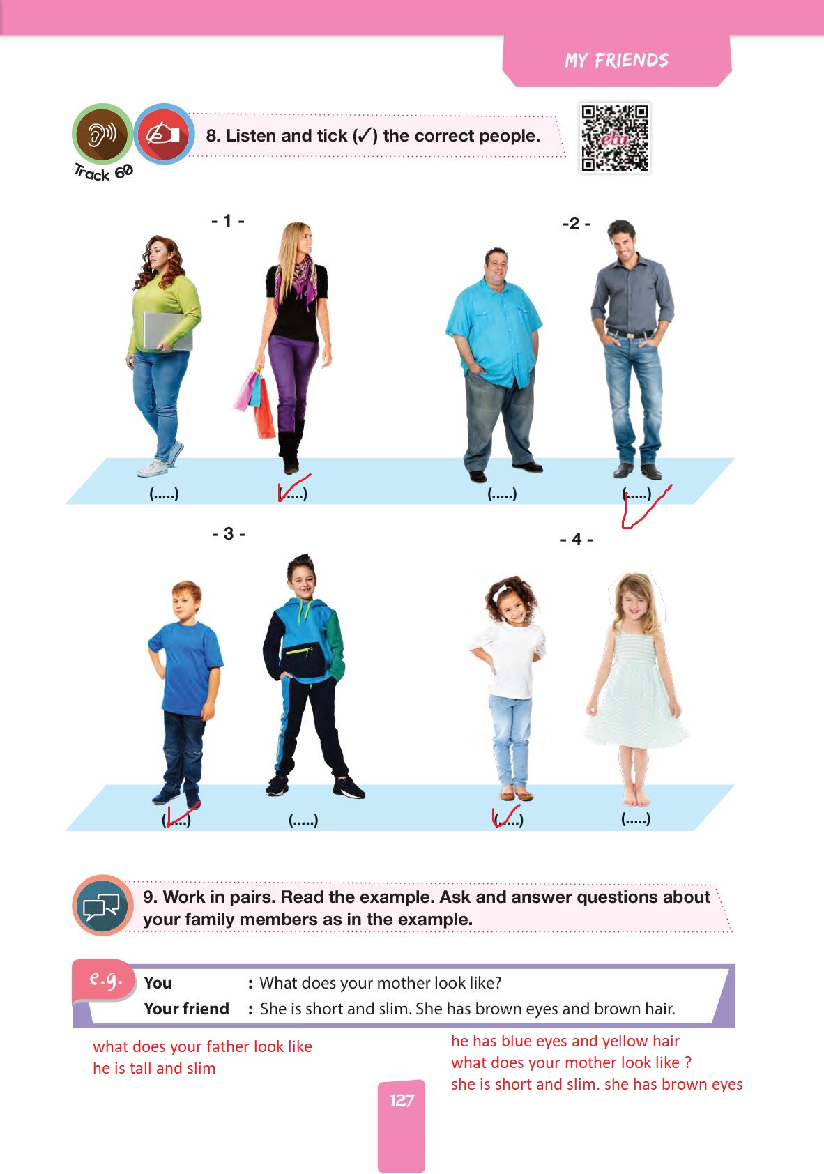 4. Sınıf Pasifik Yayınları İngilizce Ders Kitabı Sayfa 127 Cevapları