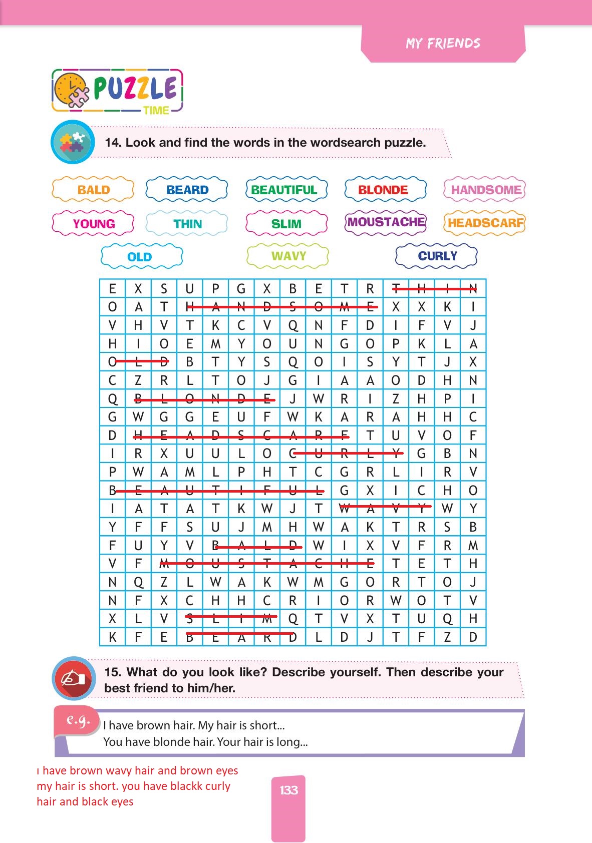 4. Sınıf Pasifik Yayınları İngilizce Ders Kitabı Sayfa 133 Cevapları