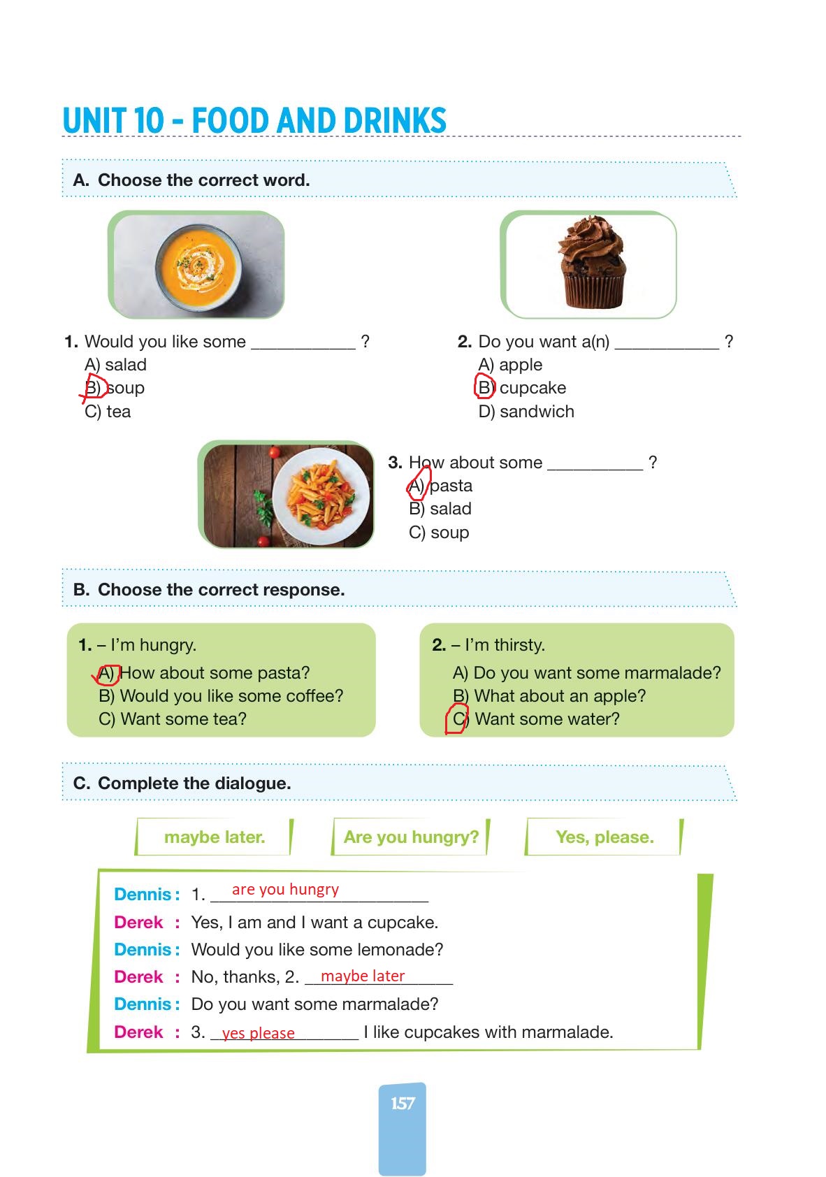 4. Sınıf Pasifik Yayınları İngilizce Ders Kitabı Sayfa 157 Cevapları