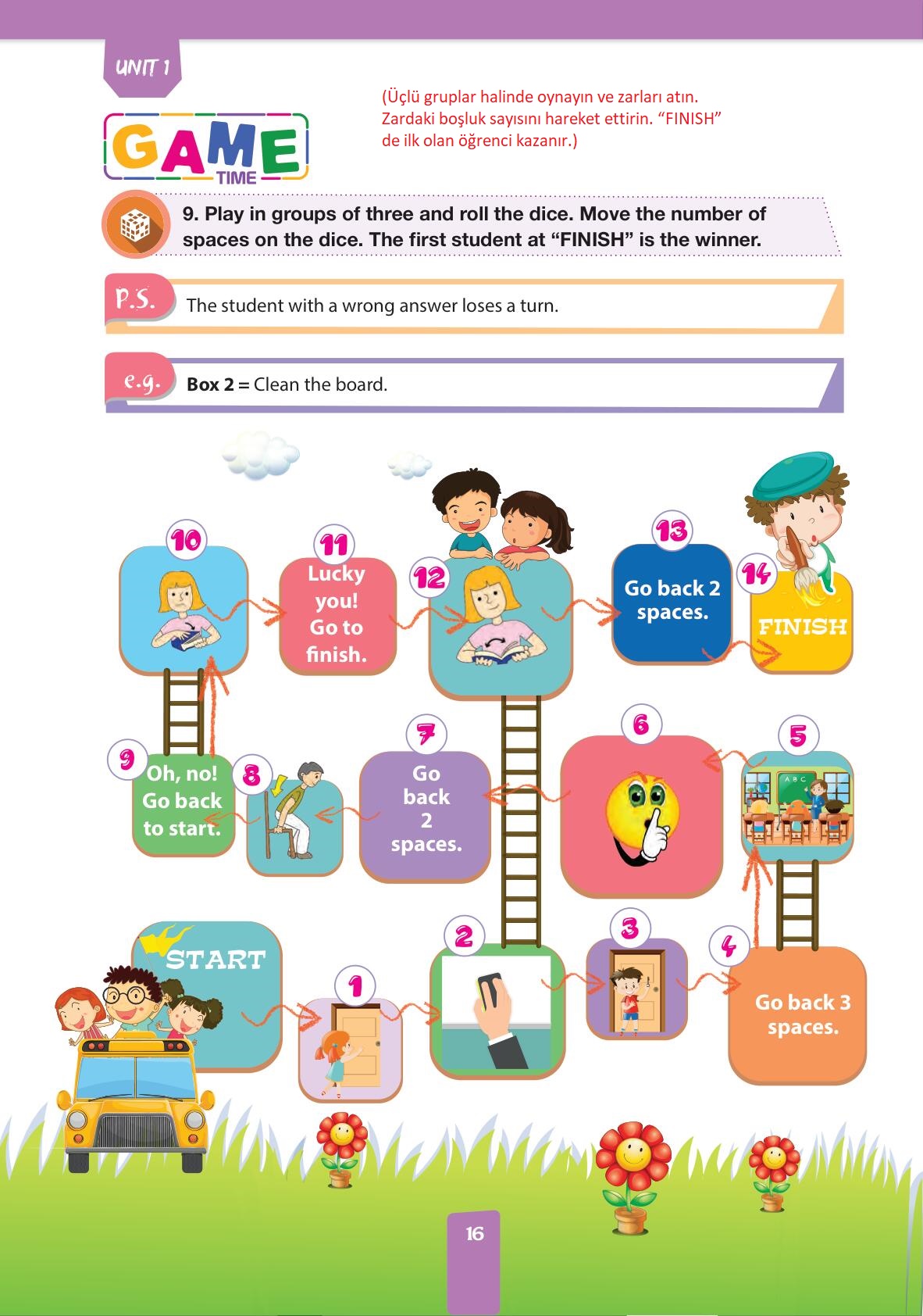 4. Sınıf Pasifik Yayınları İngilizce Ders Kitabı Sayfa 16 Cevapları