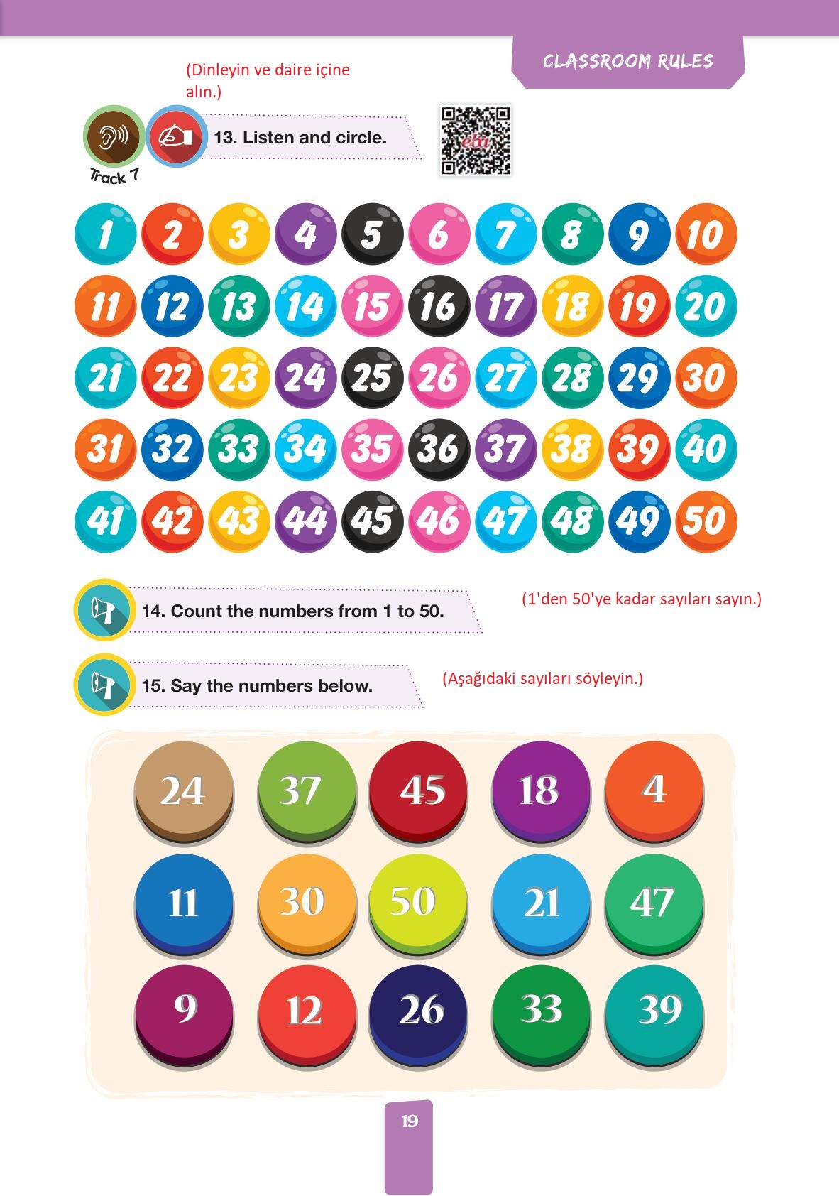 4. Sınıf Pasifik Yayınları İngilizce Ders Kitabı Sayfa 19 Cevapları