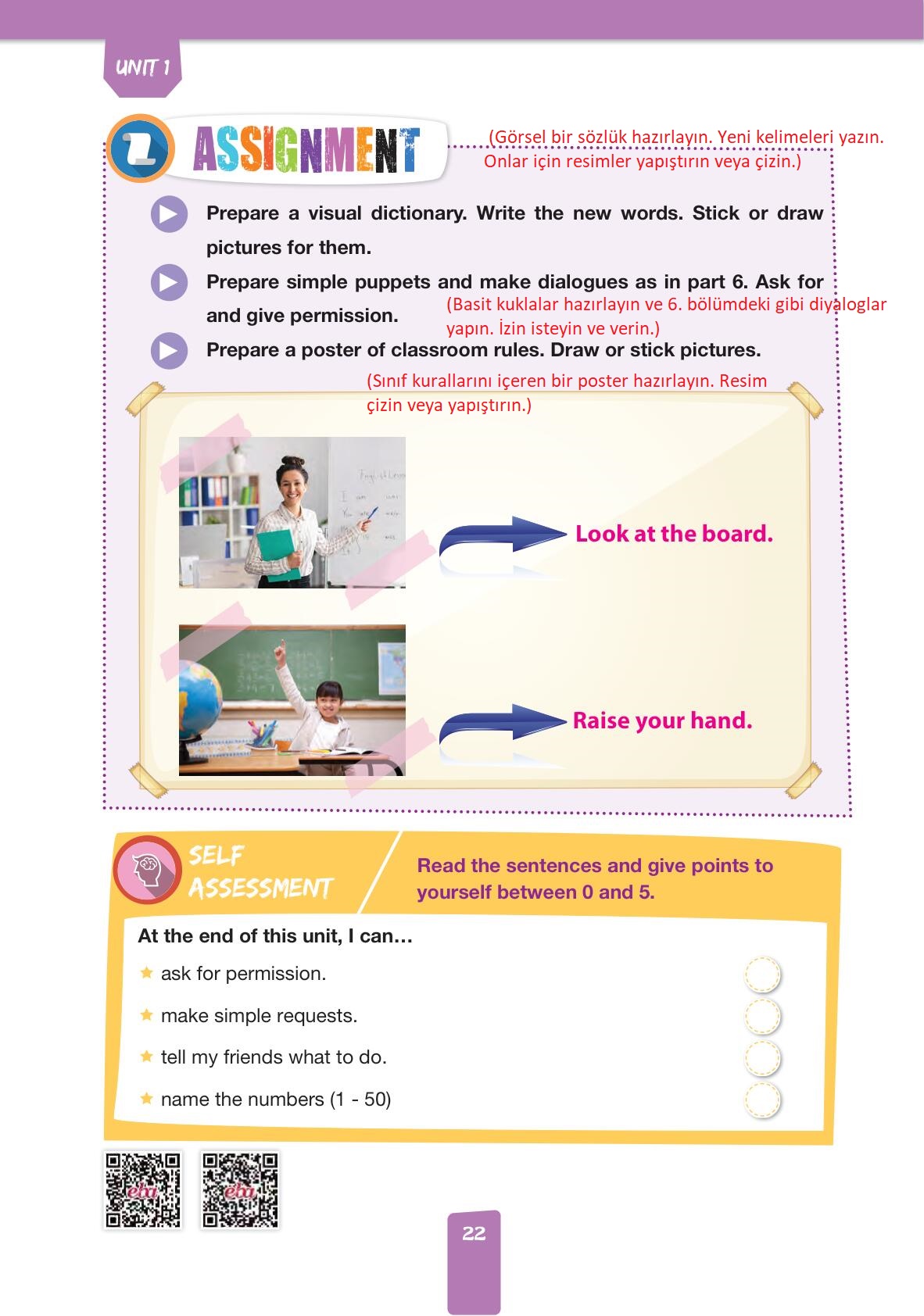 4. Sınıf Pasifik Yayınları İngilizce Ders Kitabı Sayfa 22 Cevapları