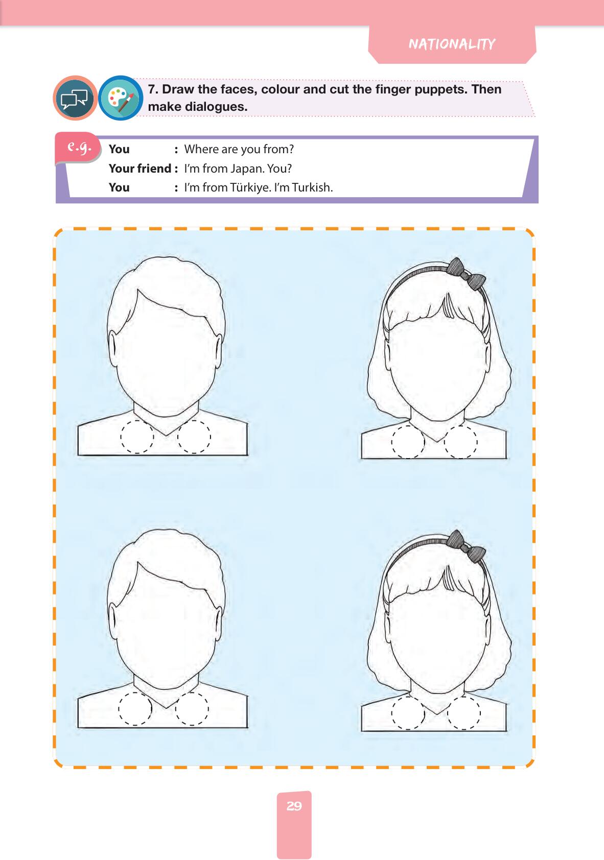 4. Sınıf Pasifik Yayınları İngilizce Ders Kitabı Sayfa 29 Cevapları