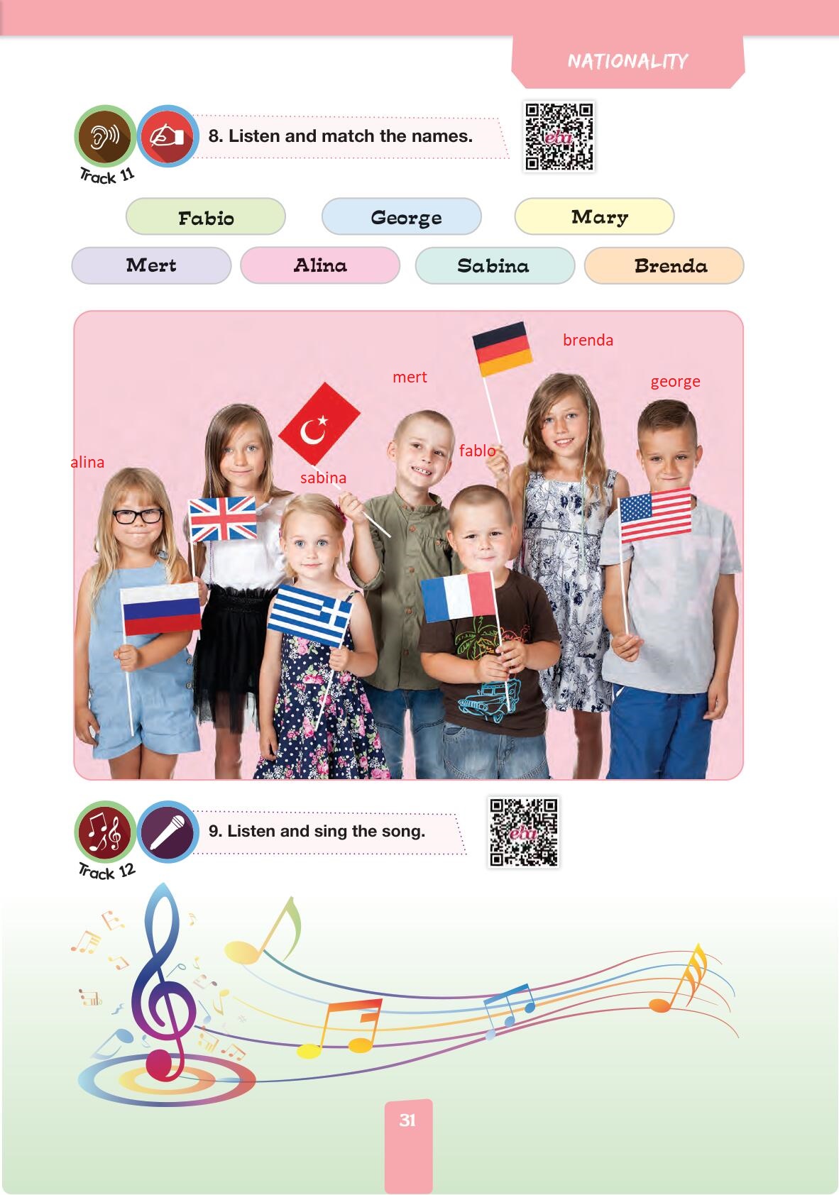 4. Sınıf Pasifik Yayınları İngilizce Ders Kitabı Sayfa 31 Cevapları