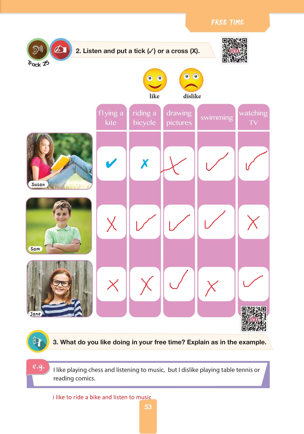 4. Sınıf Pasifik Yayınları İngilizce Ders Kitabı Sayfa 53 Cevapları