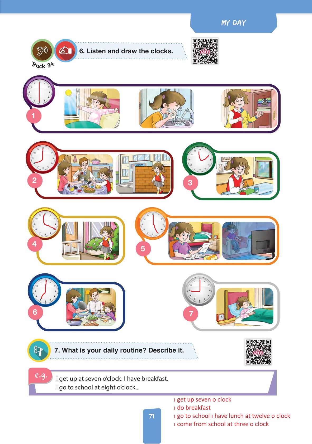 4. Sınıf Pasifik Yayınları İngilizce Ders Kitabı Sayfa 71 Cevapları