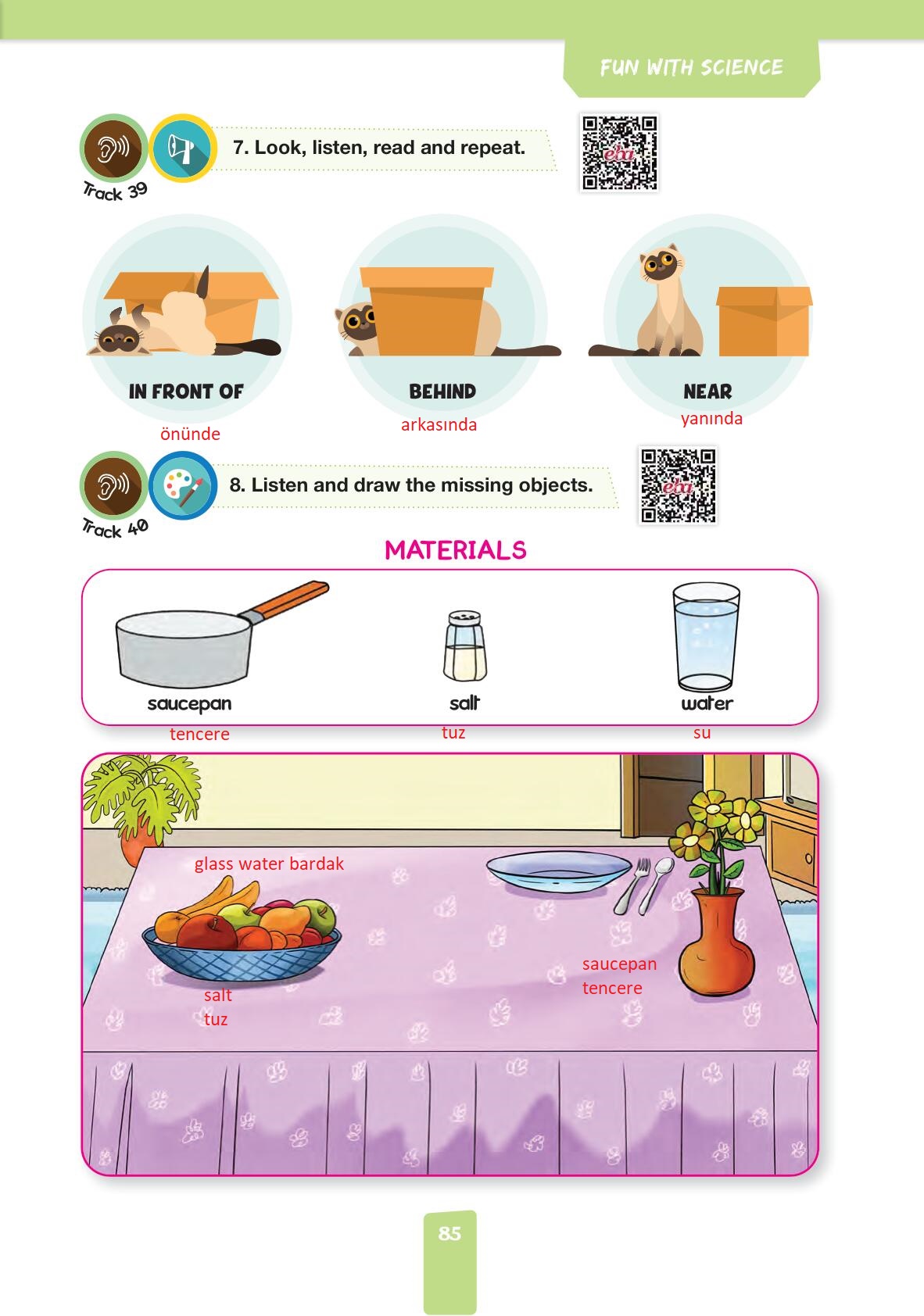 4. Sınıf Pasifik Yayınları İngilizce Ders Kitabı Sayfa 85 Cevapları