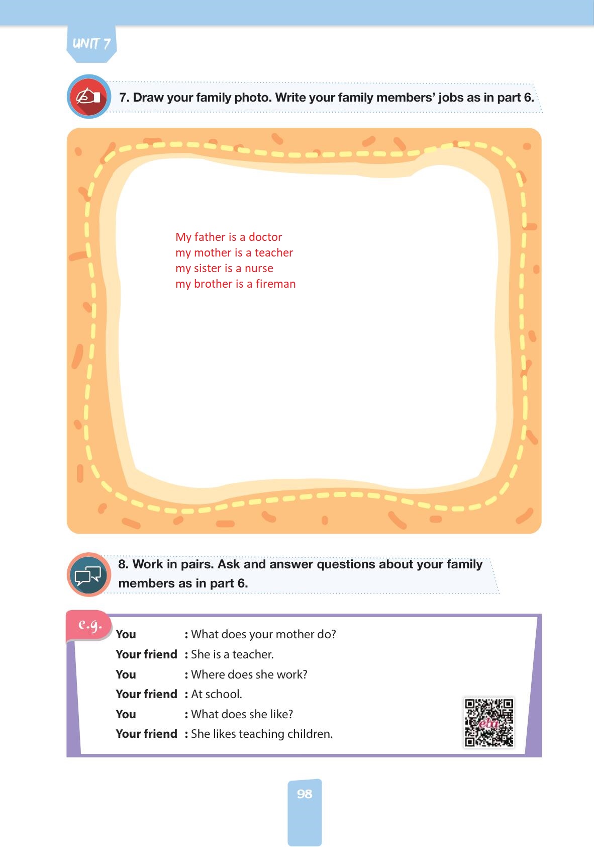 4. Sınıf Pasifik Yayınları İngilizce Ders Kitabı Sayfa 98 Cevapları