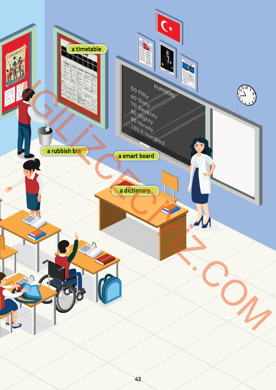 5. Sınıf Meb Yayınları İngilizce Ders Kitabı Sayfa 44 Cevapları