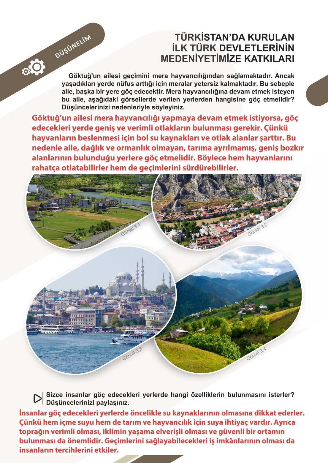 6. Sınıf Meb Yayınları Sosyal Bilgiler Ders Kitabı Sayfa 108 Cevapları 6. Sınıf Meb Yayınları Sosyal Bilgiler Ders Kitabı Sayfa 108 Cevapları