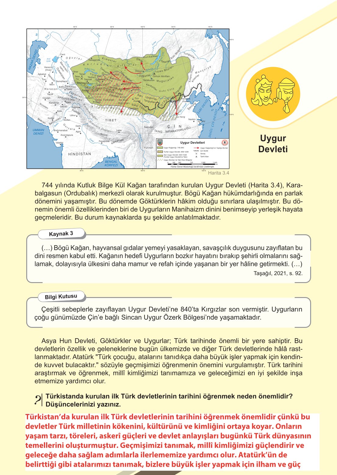 6. Sınıf Meb Yayınları Sosyal Bilgiler Ders Kitabı Sayfa 113 Cevapları