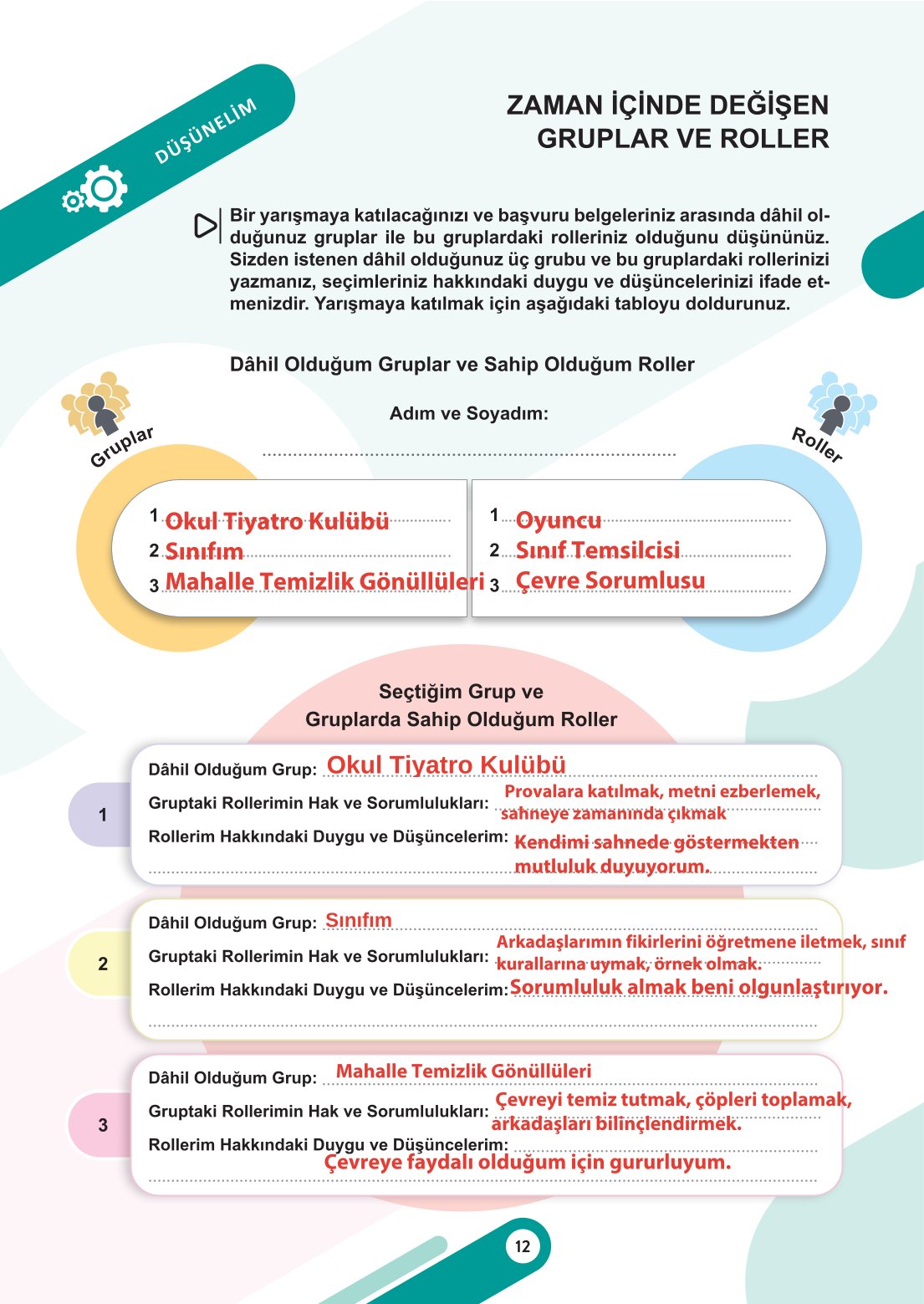 6. Sınıf Meb Yayınları Sosyal Bilgiler Ders Kitabı Sayfa 12 Cevapları 6. Sınıf Meb Yayınları Sosyal Bilgiler Ders Kitabı Sayfa 12 Cevapları