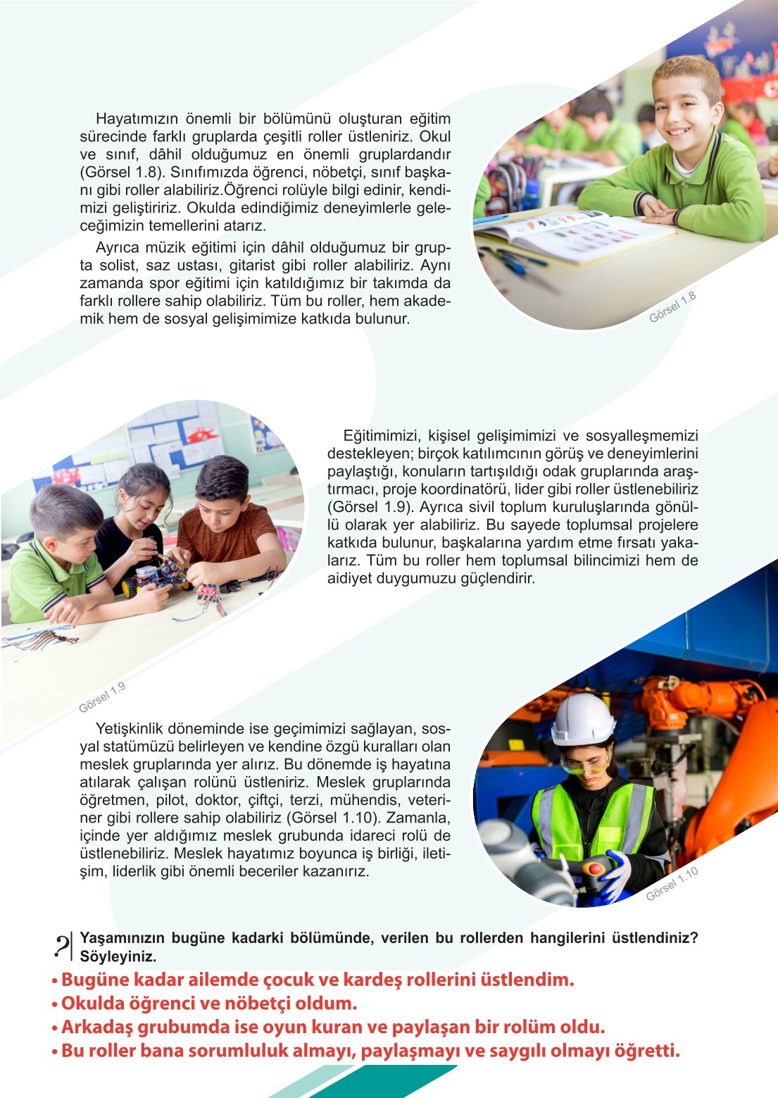 6. Sınıf Meb Yayınları Sosyal Bilgiler Ders Kitabı Sayfa 15 Cevapları