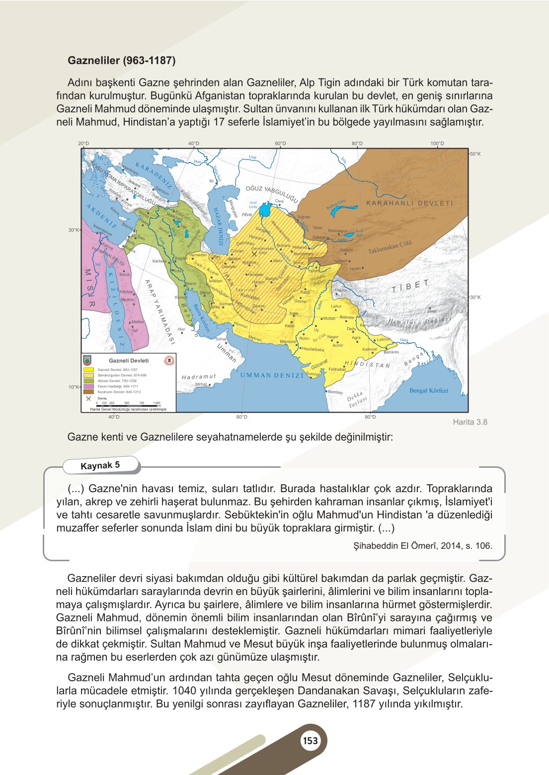 6. Sınıf Meb Yayınları Sosyal Bilgiler Ders Kitabı Sayfa 153 Cevapları