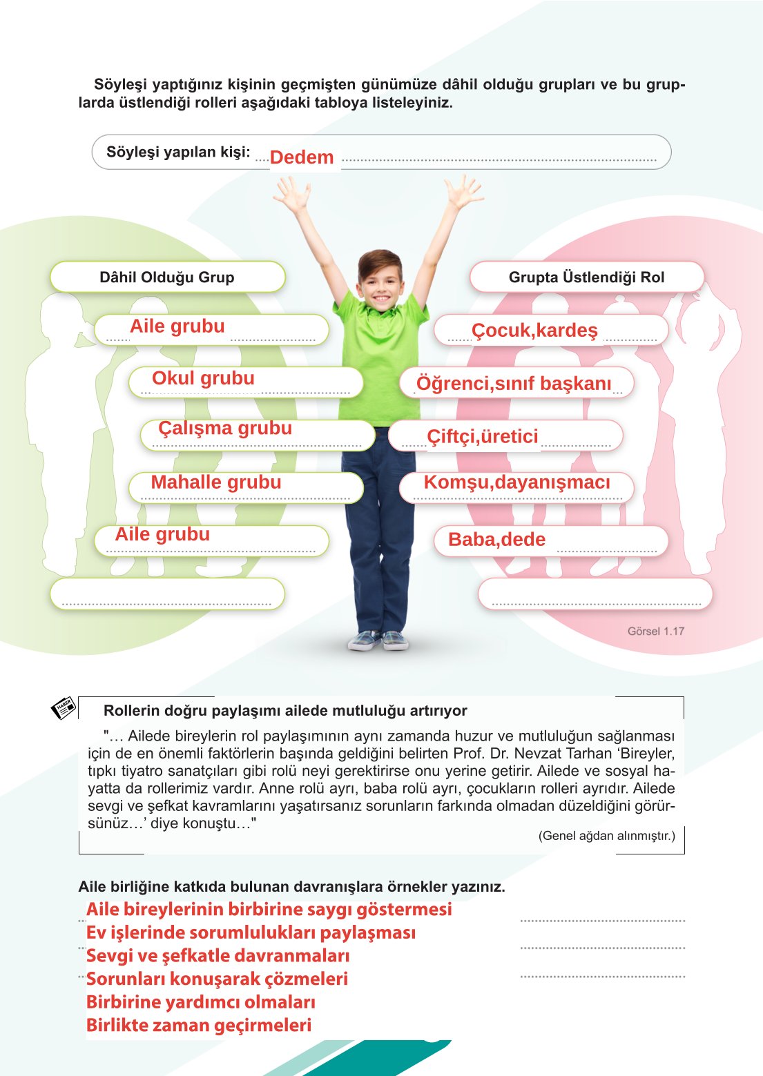 6. Sınıf Meb Yayınları Sosyal Bilgiler Ders Kitabı Sayfa 18 Cevapları